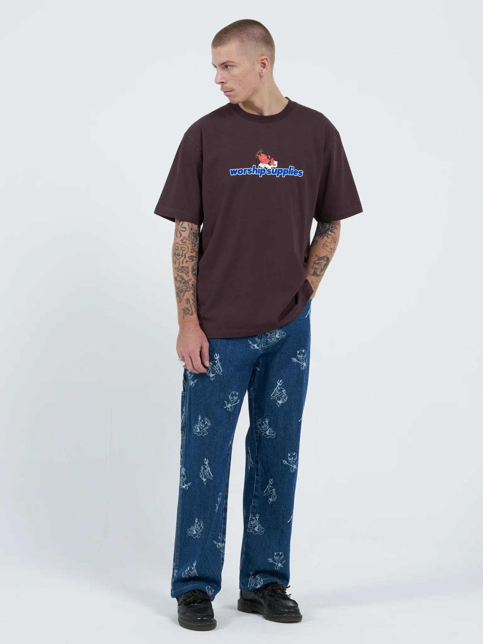 Above The Clouds Tee - Fudge - Image 3