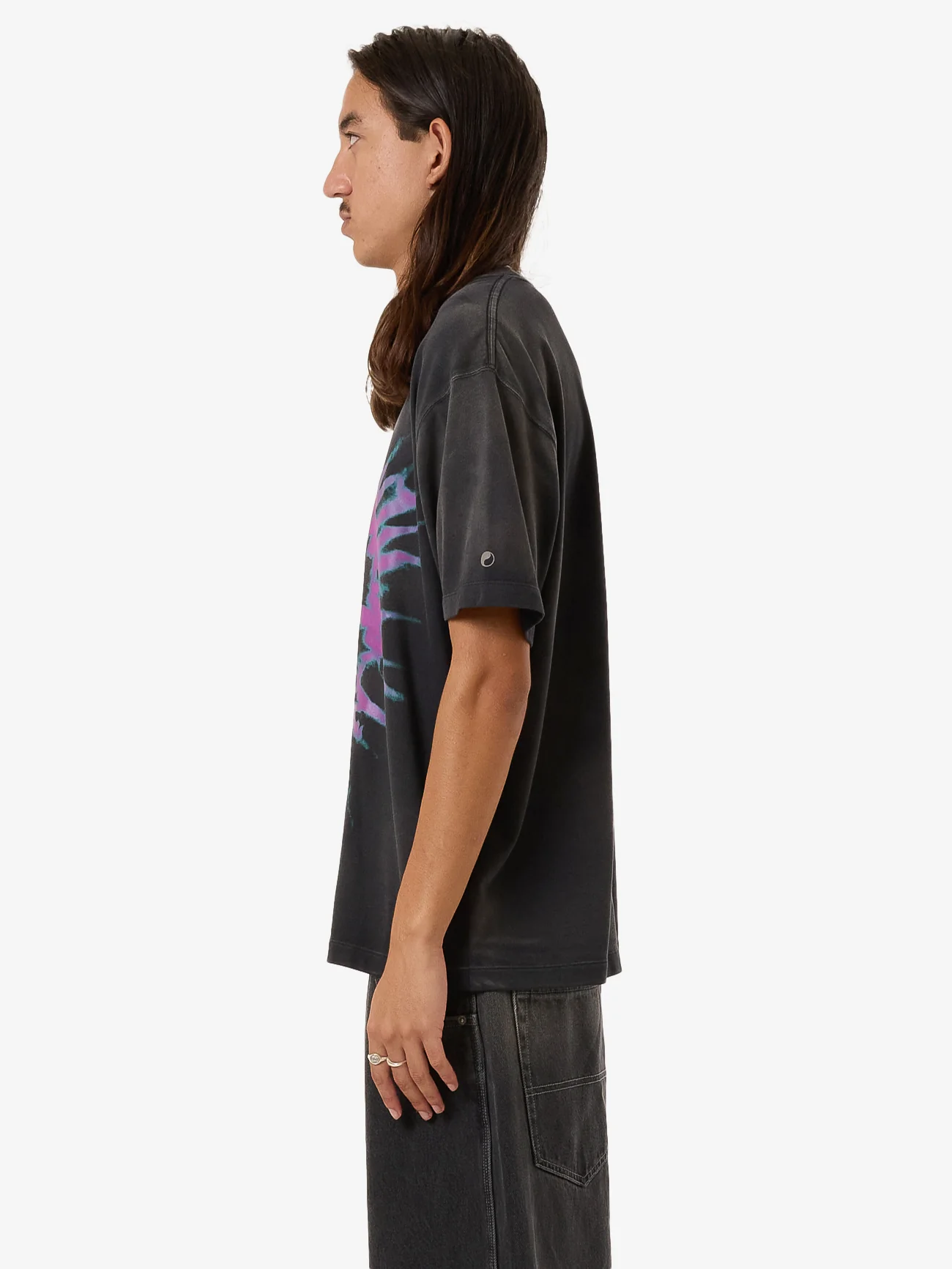 Agony Vintage Tee - Black - Image 3