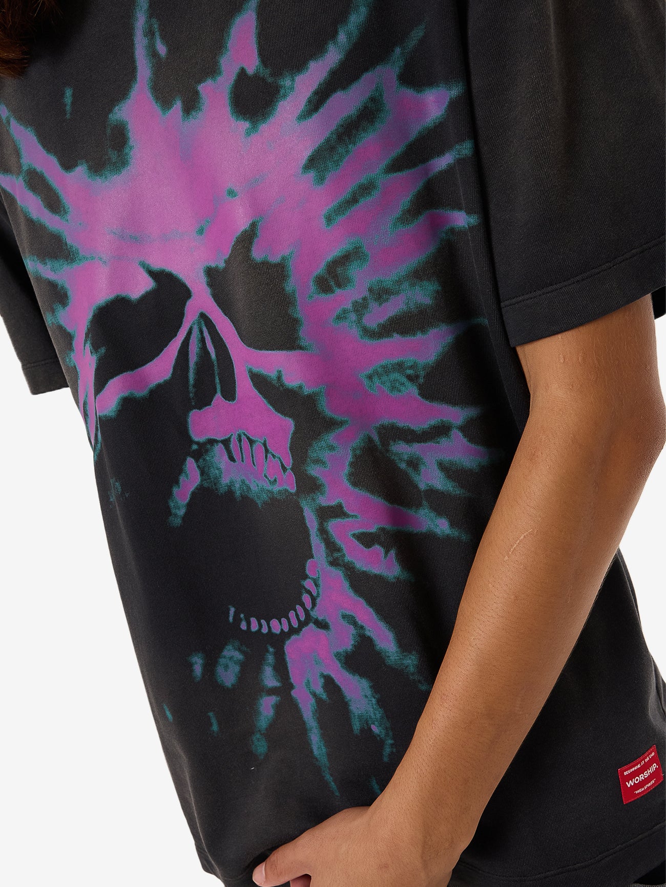 Agony Vintage Tee - Black - Image 6