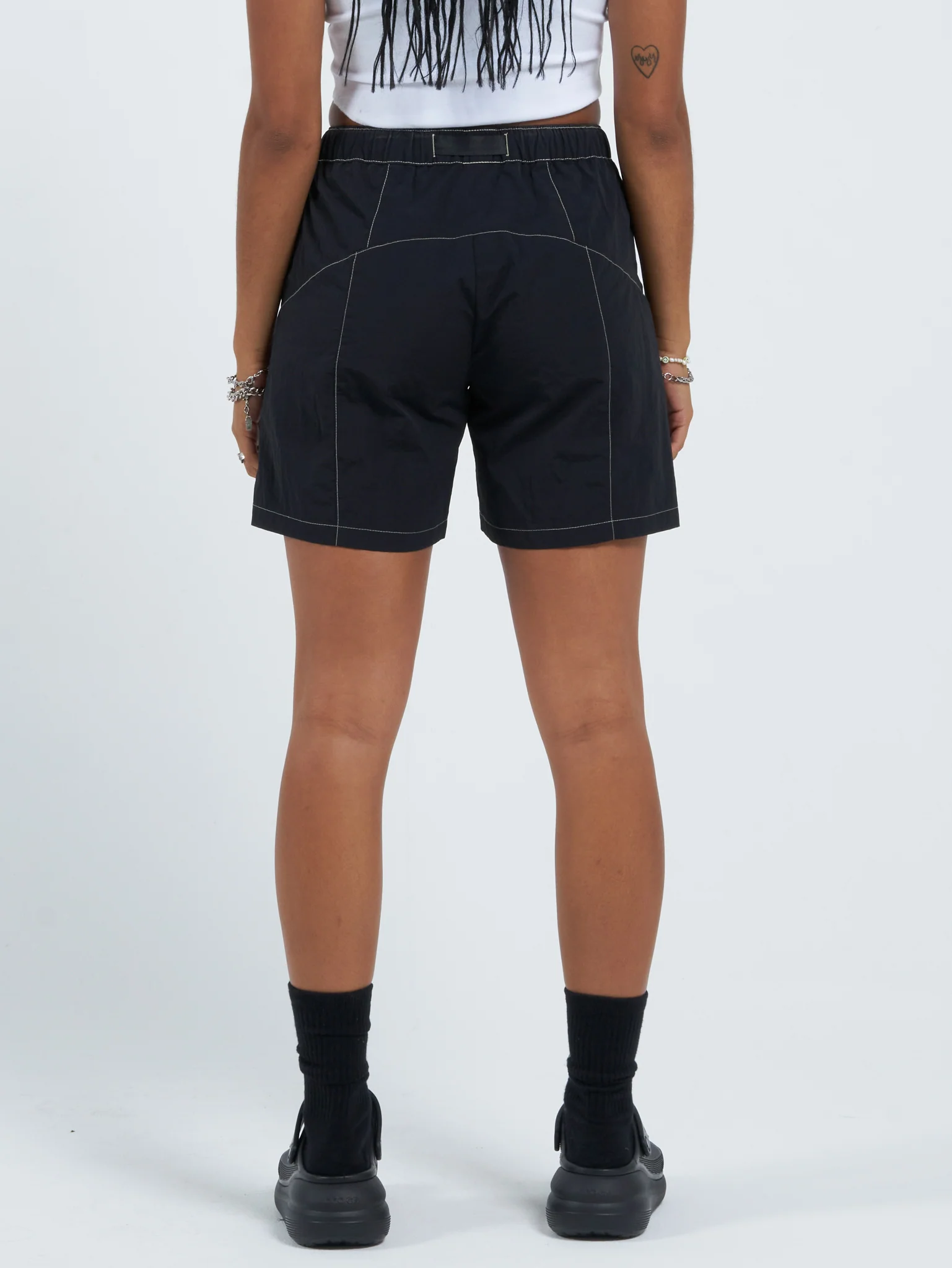 Alienation Nylon Short - Washed Black - Image 2