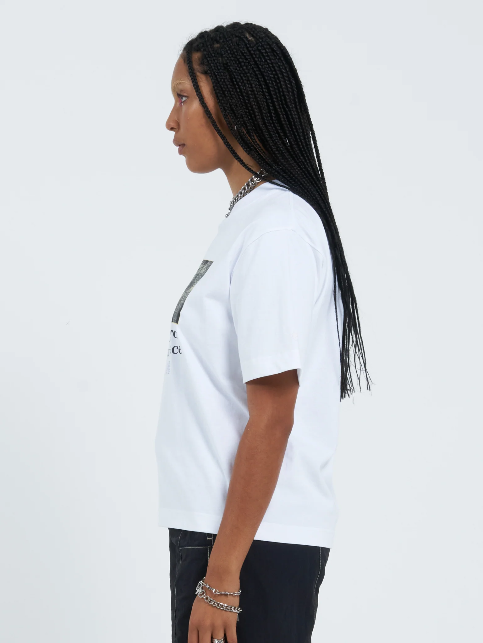 Alienation Regular Fit Tee - White - Image 2
