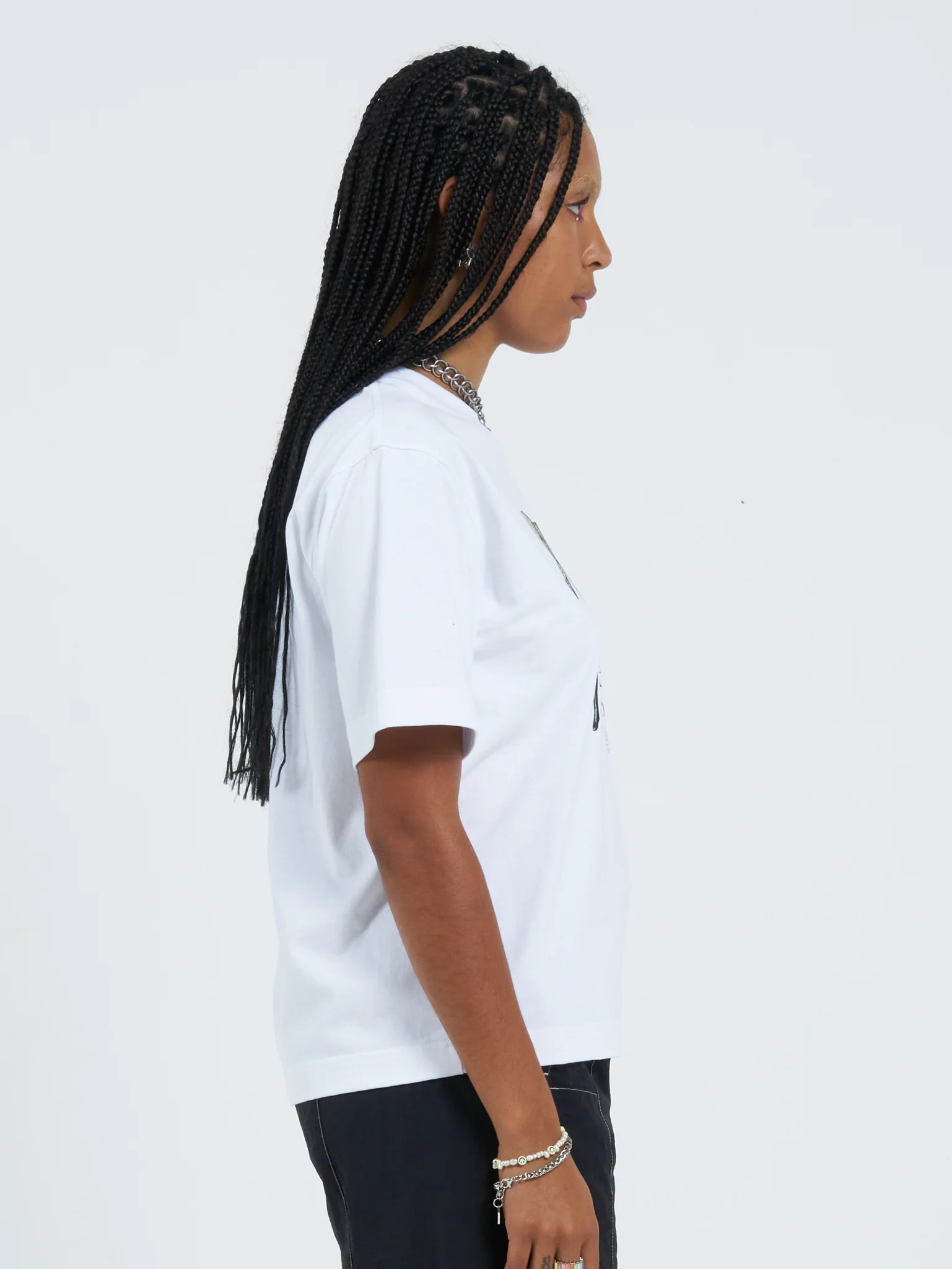 Alienation Regular Fit Tee - White - Image 3