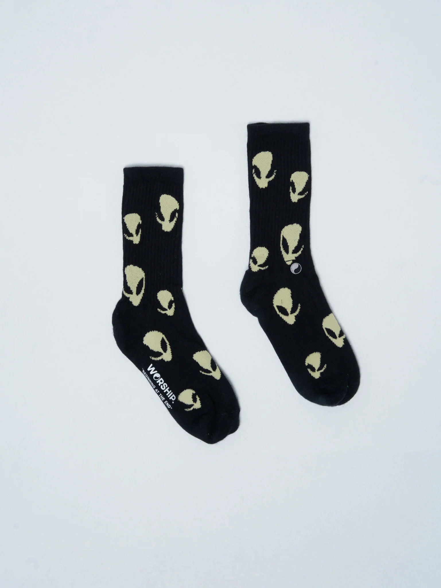 Alienation Socks 2 Pack - Aqua Green-Black - Image 2