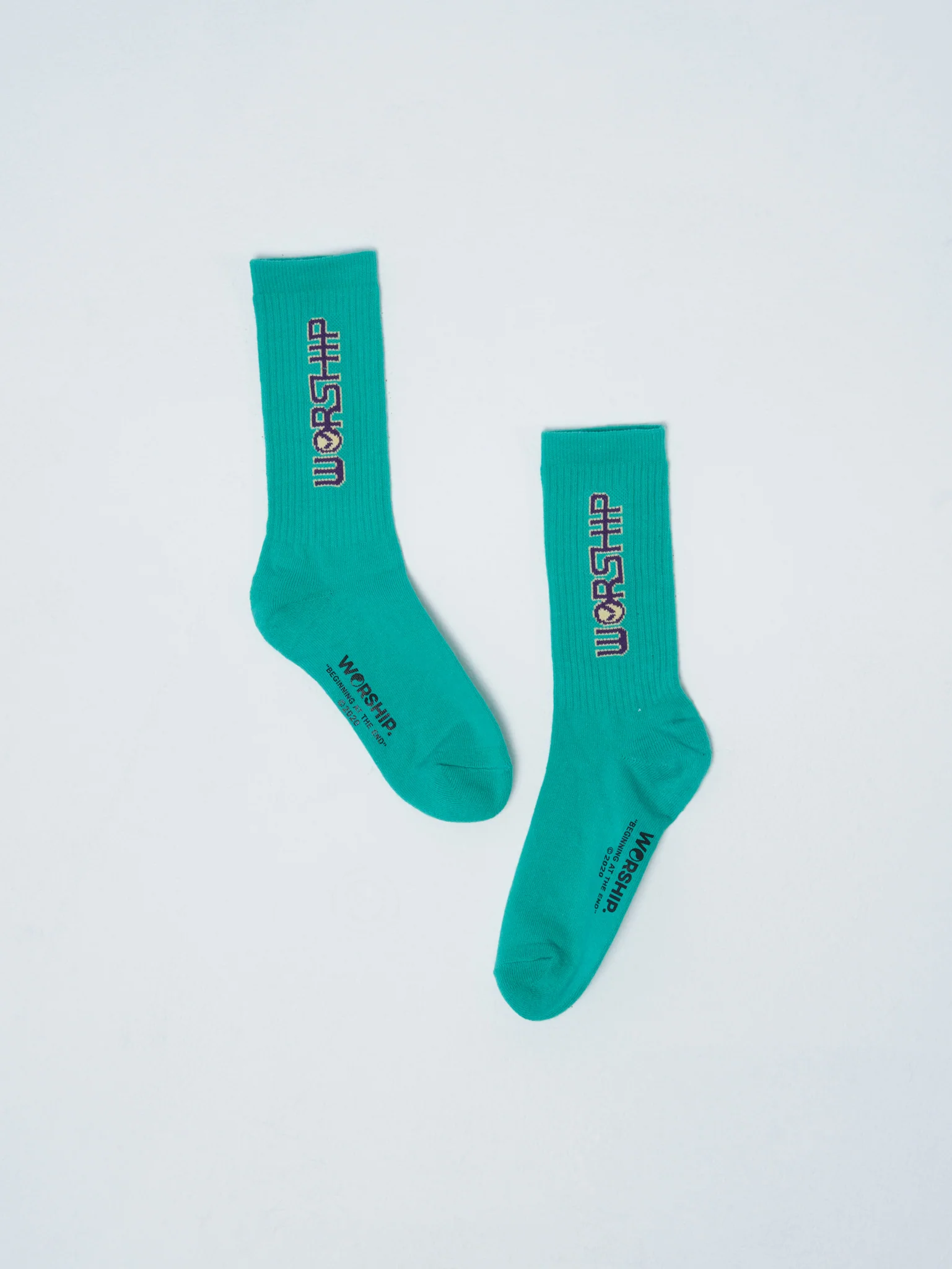 Alienation Socks 2 Pack - Aqua Green-Black - Image 3