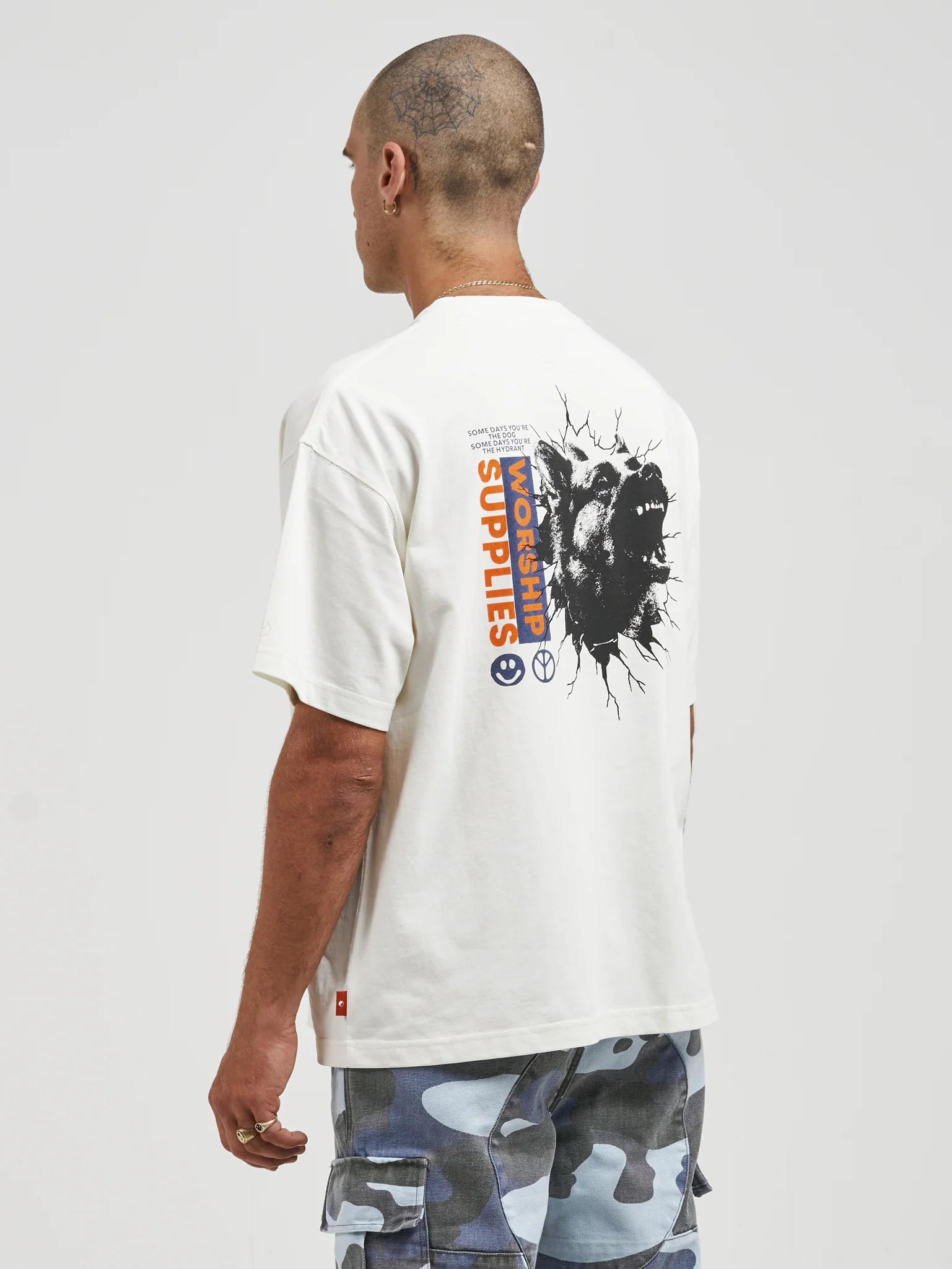 All Bark Oversize Tee - Bone - Image 5