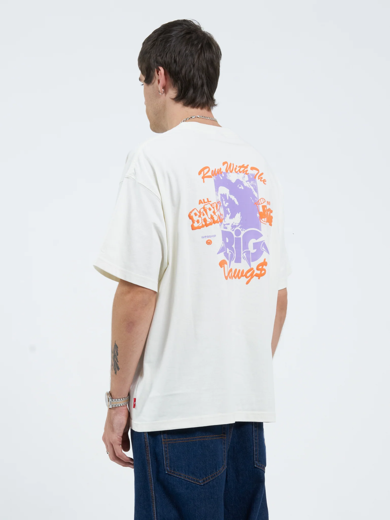 All Bark Tee - Bone - Image 5