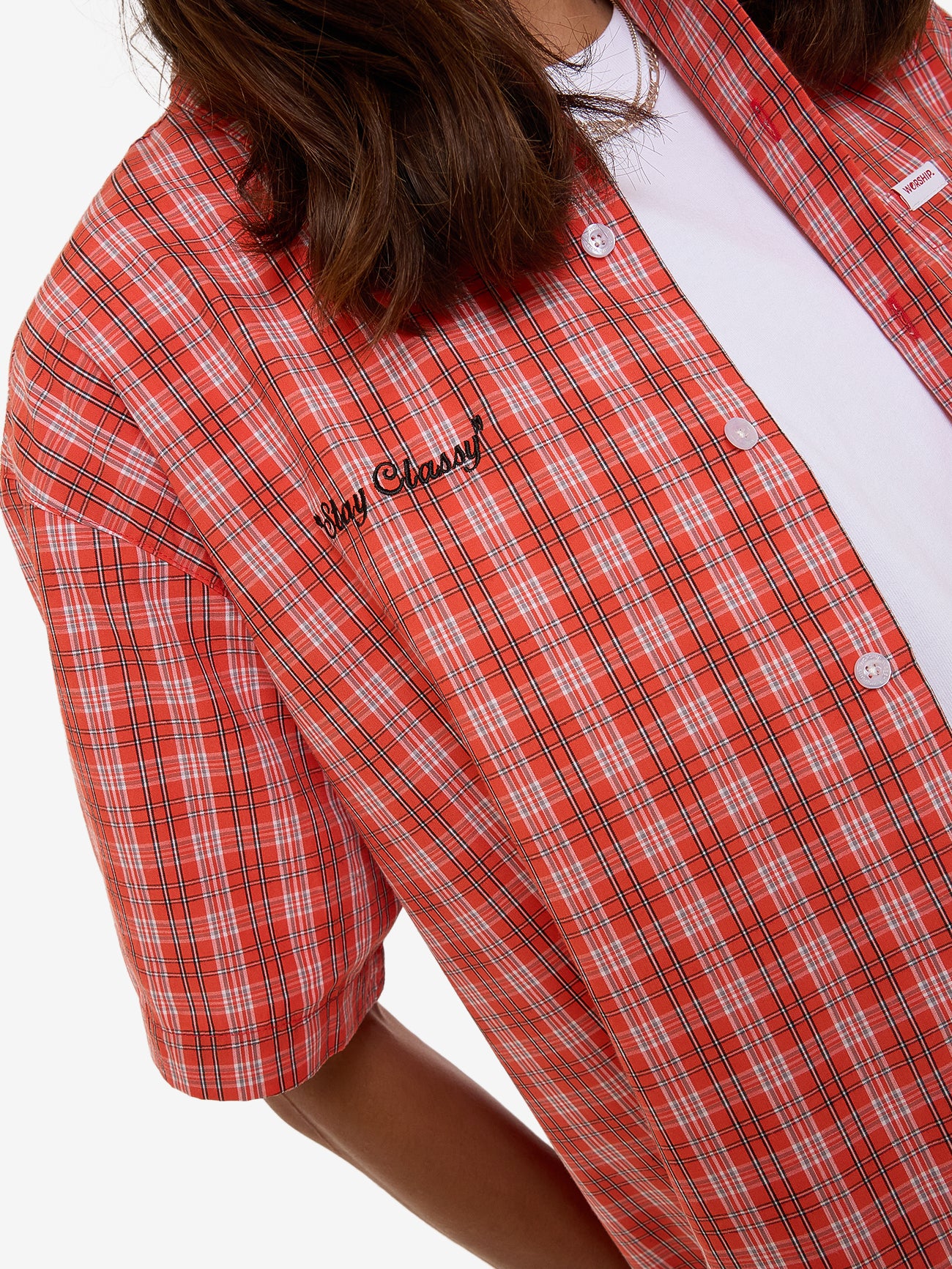 All Class Short Sleeve Shirt - Cherry Tomato - Image 6