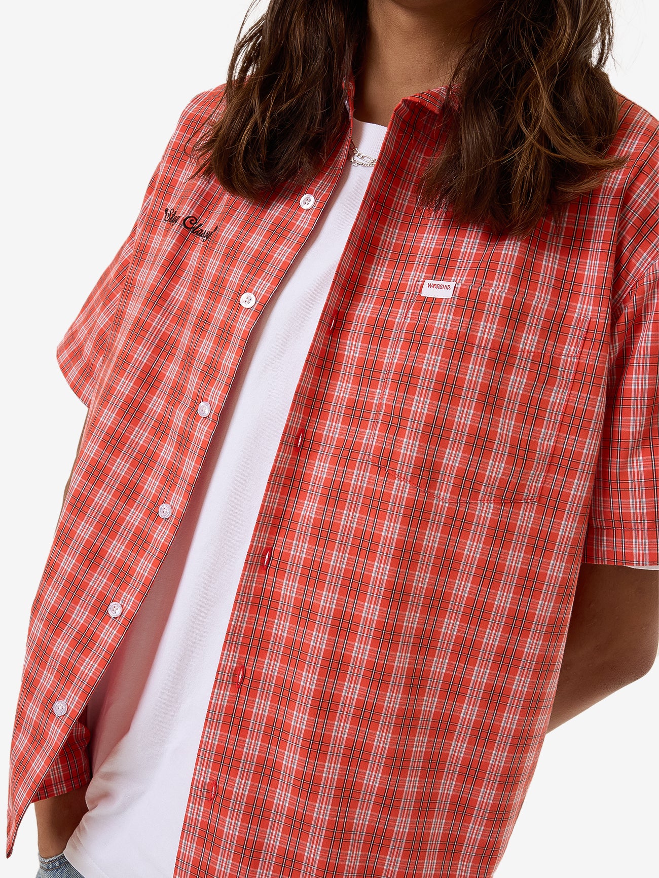 All Class Short Sleeve Shirt - Cherry Tomato - Image 7