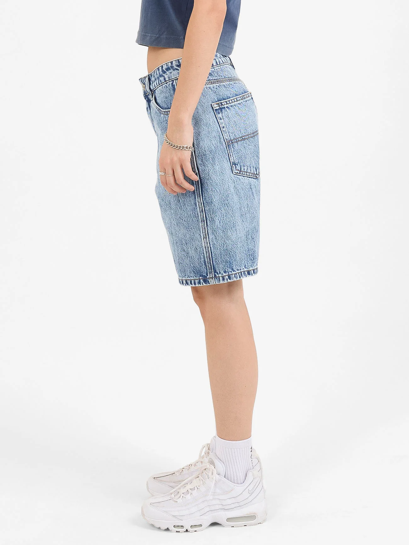 Alt State Sloucher Short - Salted Indigo Acid - Image 4