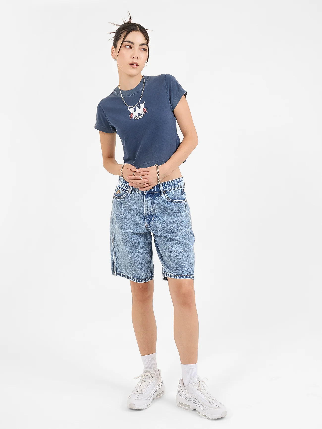 Alt State Sloucher Short - Salted Indigo Acid - Image 5