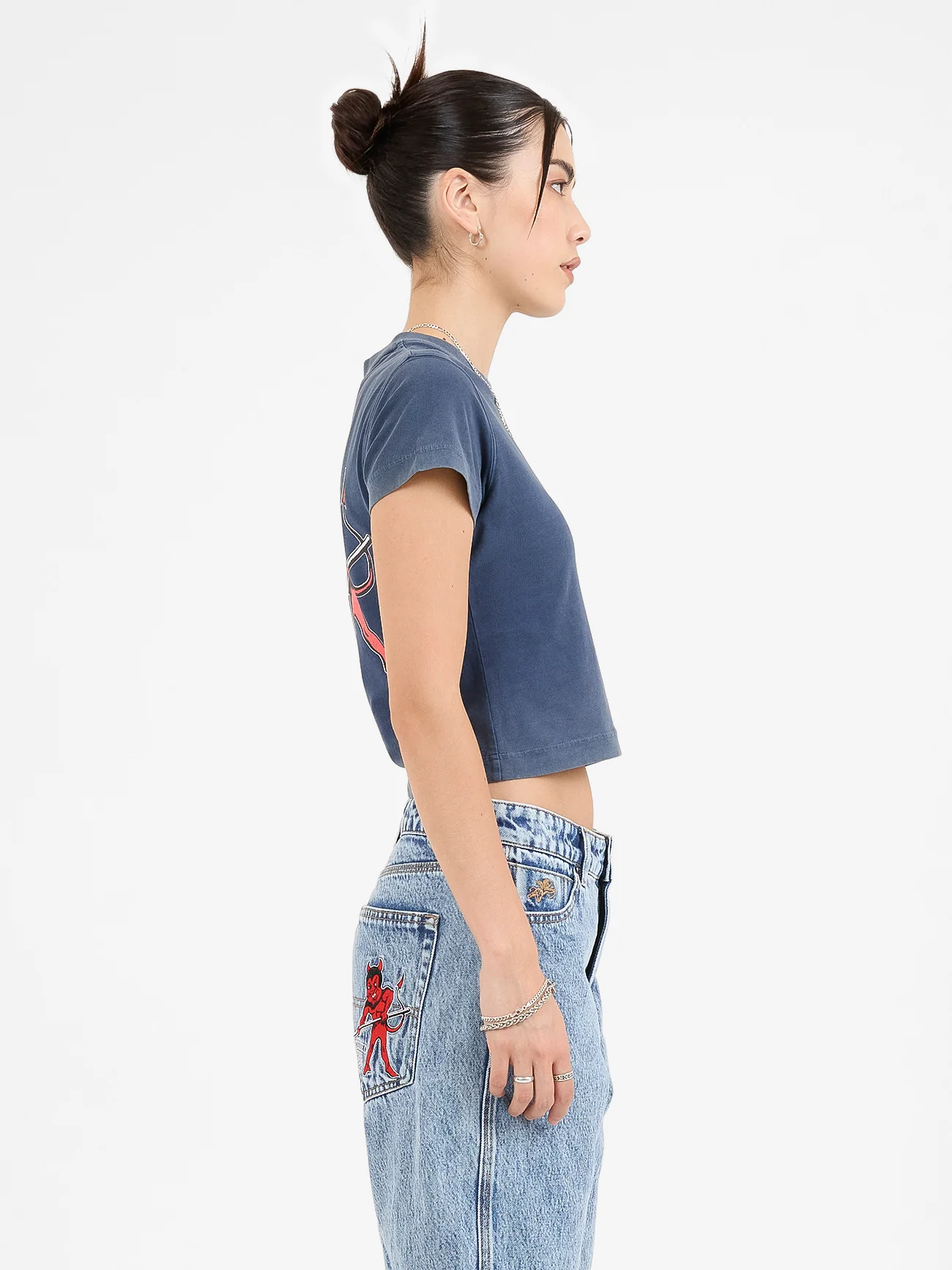 Alt State Teeny Tee - Black Iris Fade - Image 3