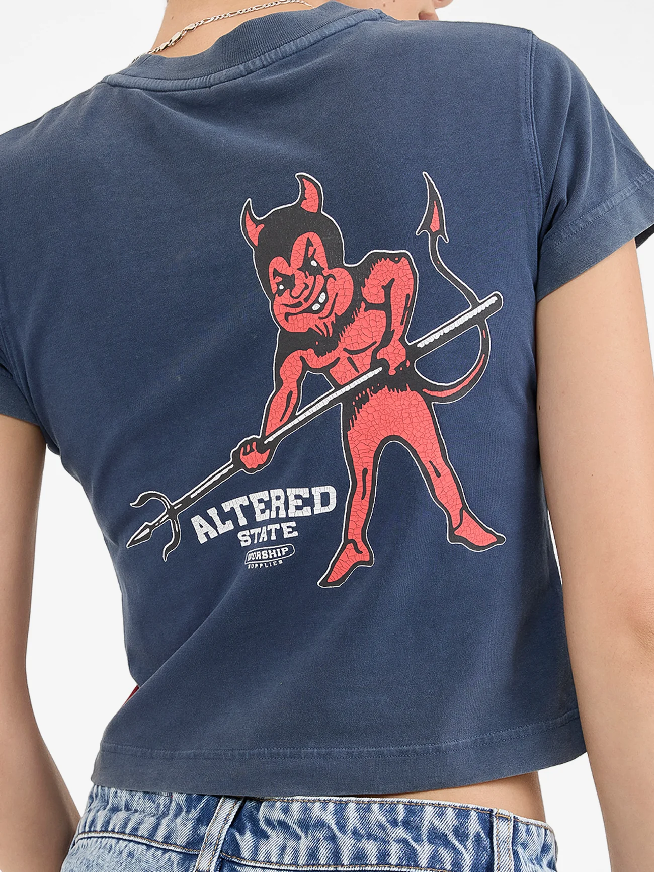 Alt State Teeny Tee - Black Iris Fade - Image 7