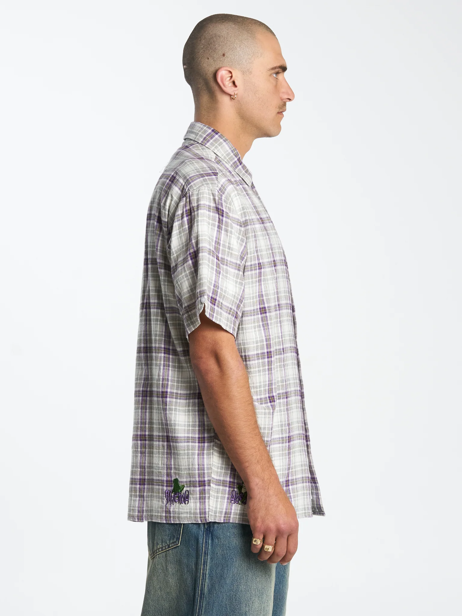 Amphibious Short Sleeve Shirt - Purple - Image 3