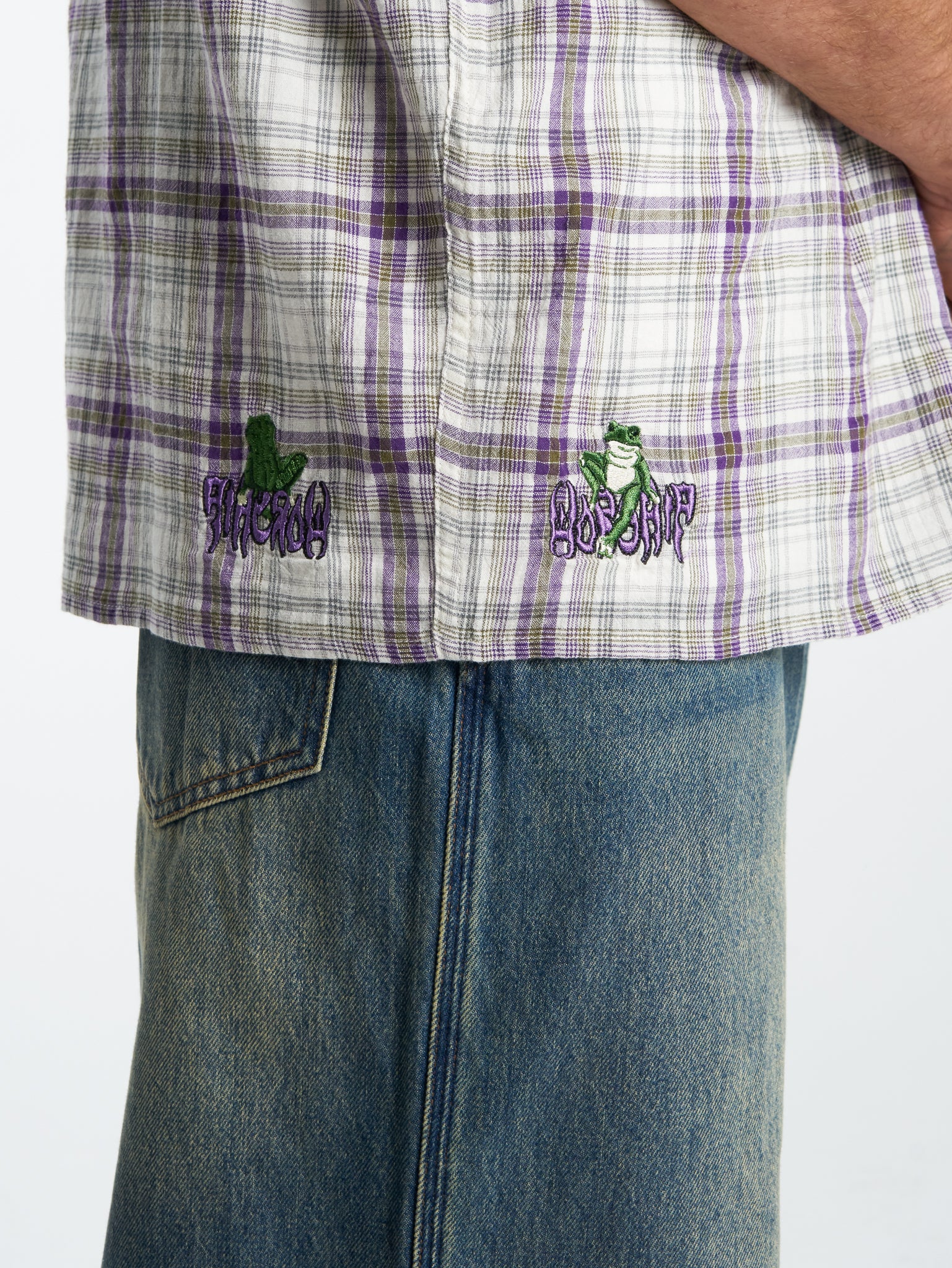 Amphibious Short Sleeve Shirt - Purple - Image 4