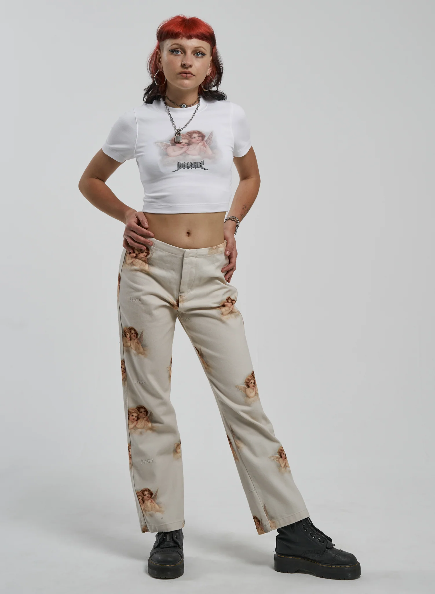 Angelika Micro Tee - White - Image 5