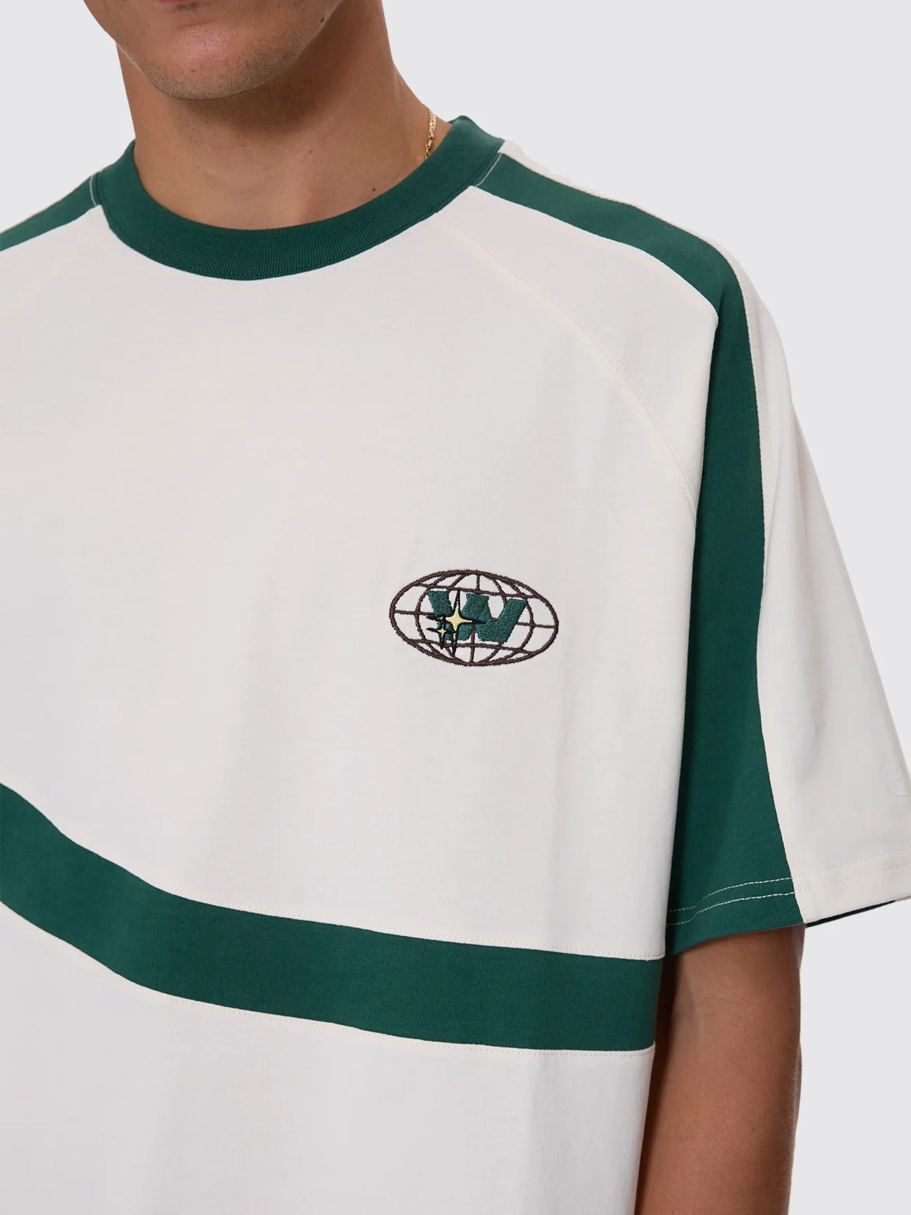 Anytime Oversize Raglan Tee - Zine - Green - Image 7