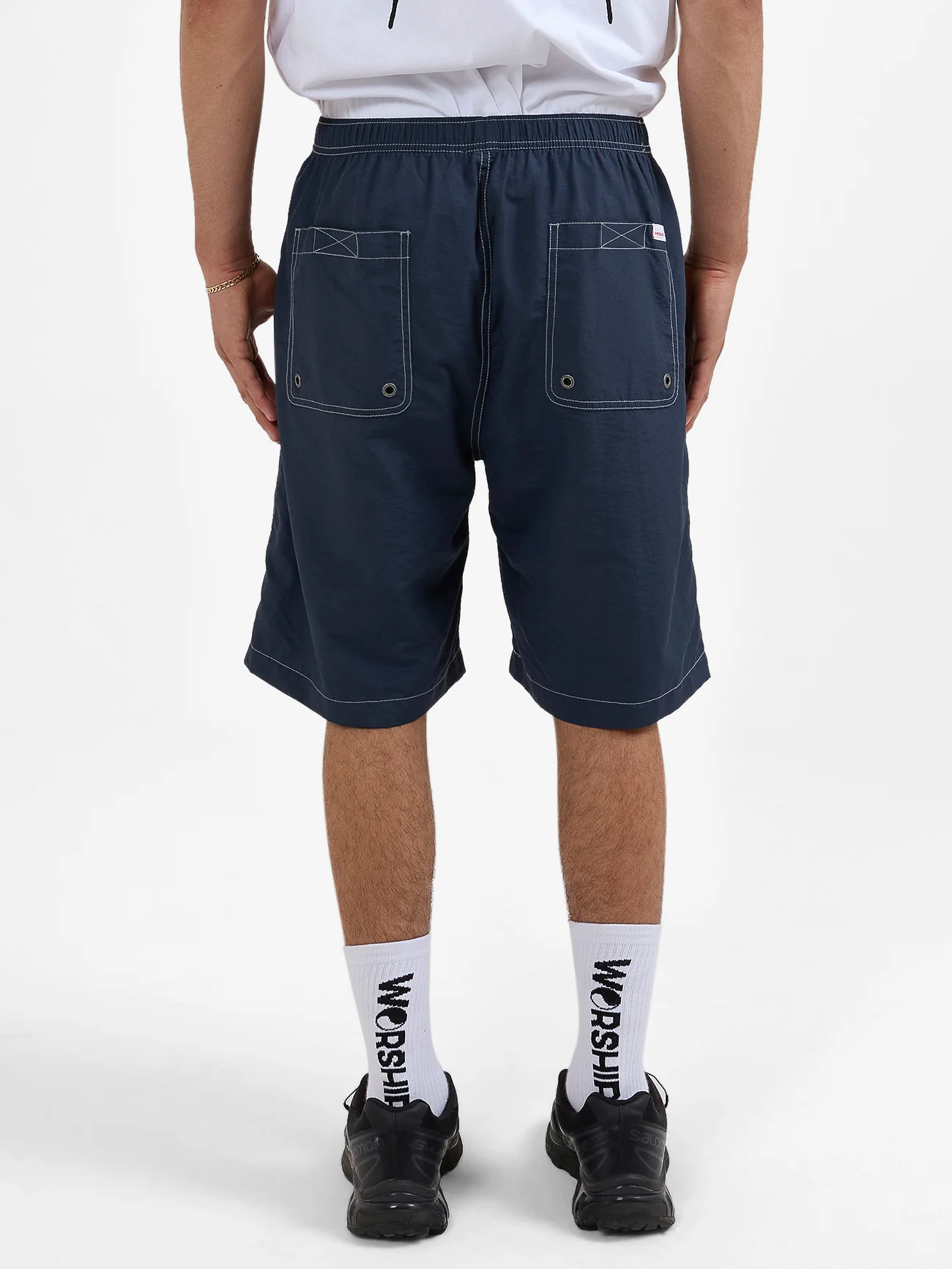 Arachnid Baggie Nylon Short  - Black Iris - Image 2