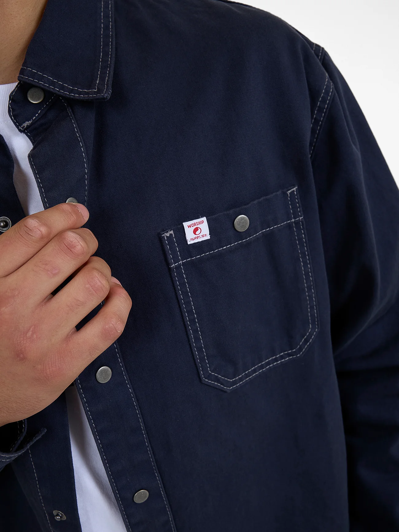 Arachnid Overshirt - Black Iris - Image 8