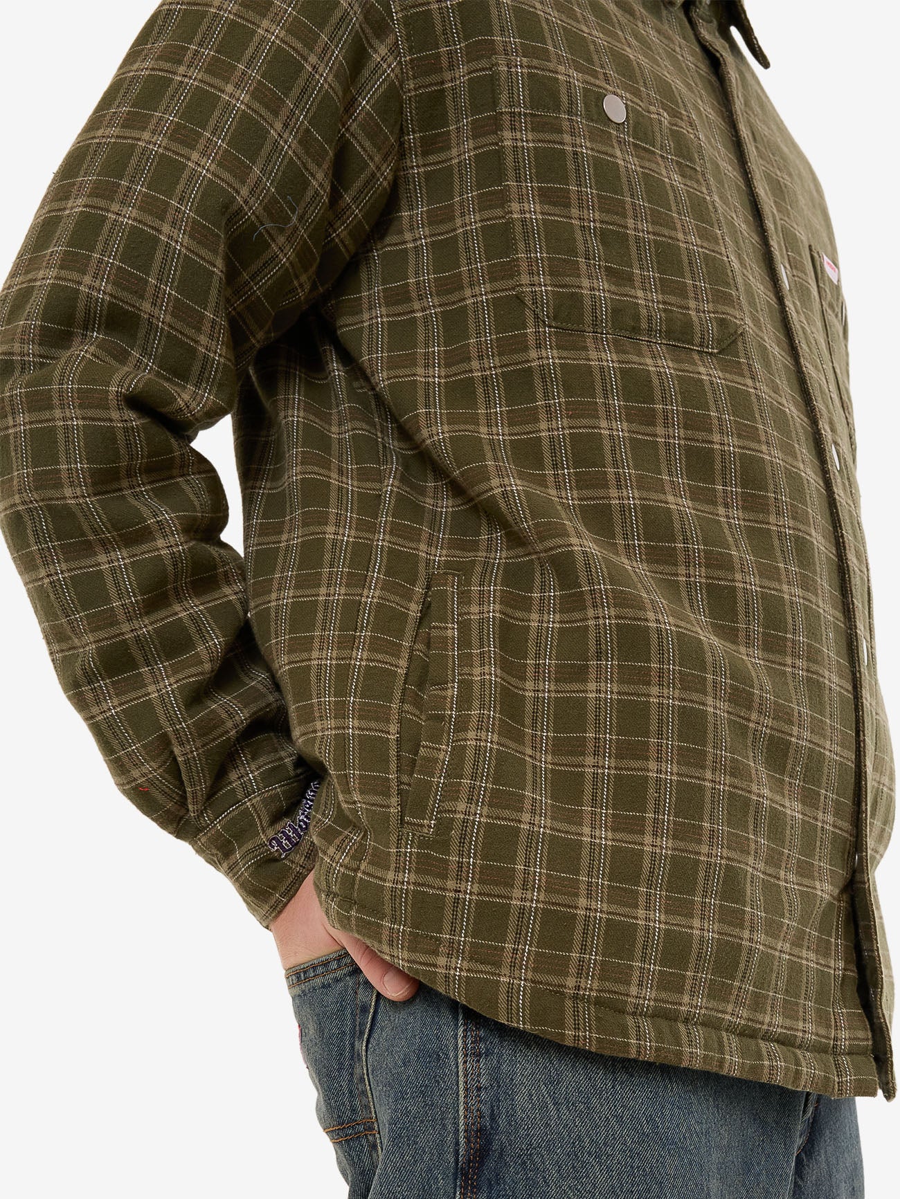 At Peace Quilted Shacket - Green - Image 6