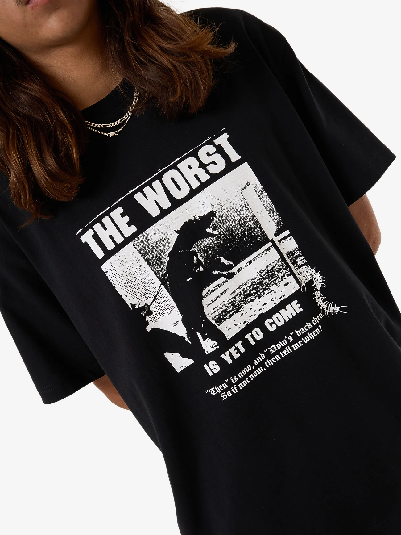 Bad News Tee - Black - Image 6