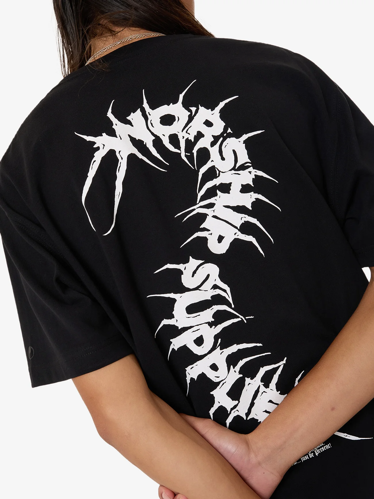 Bad News Tee - Black - Image 8