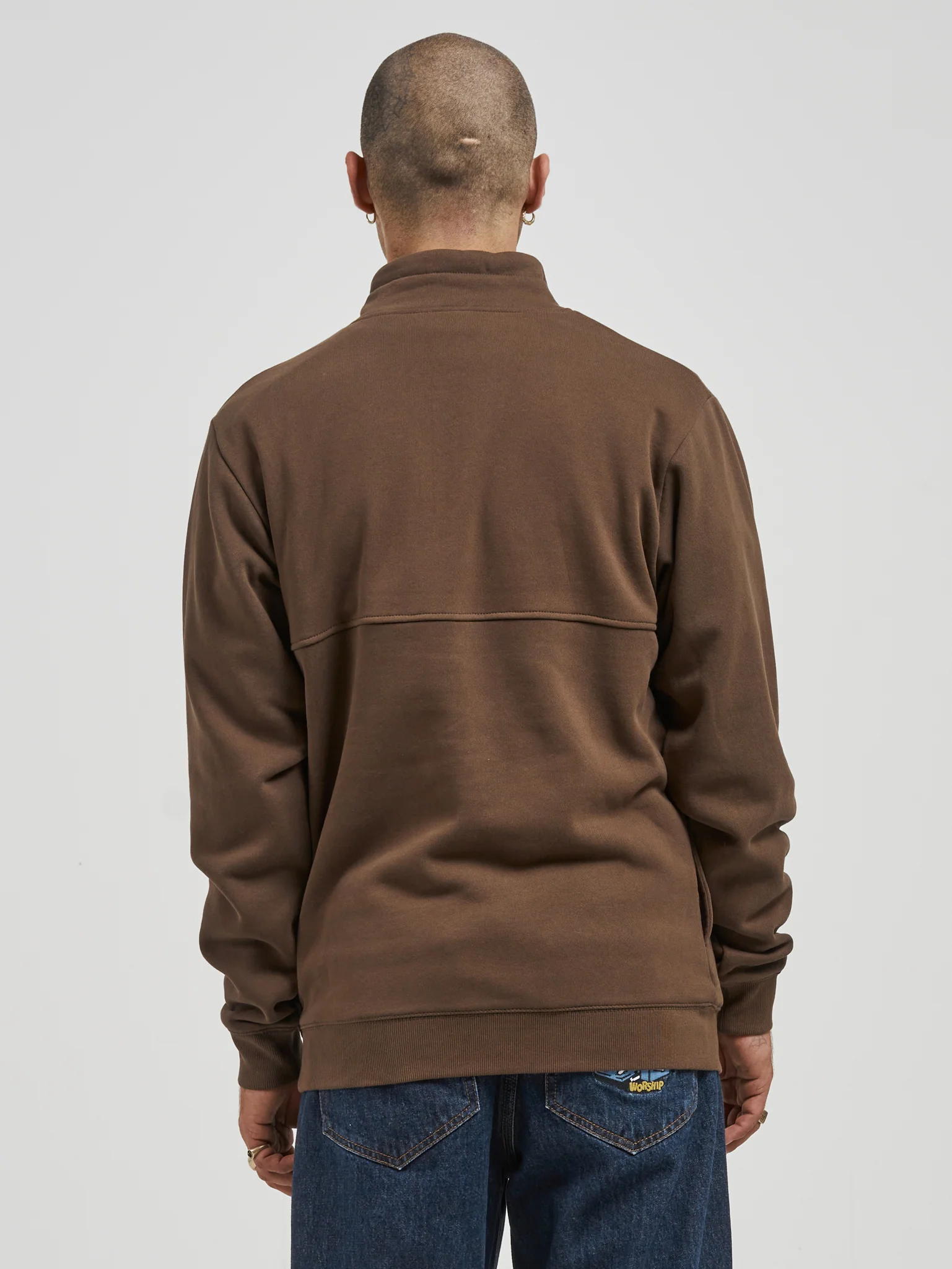 Badger Quarter Zip Fleece - Rain Drum - Image 5