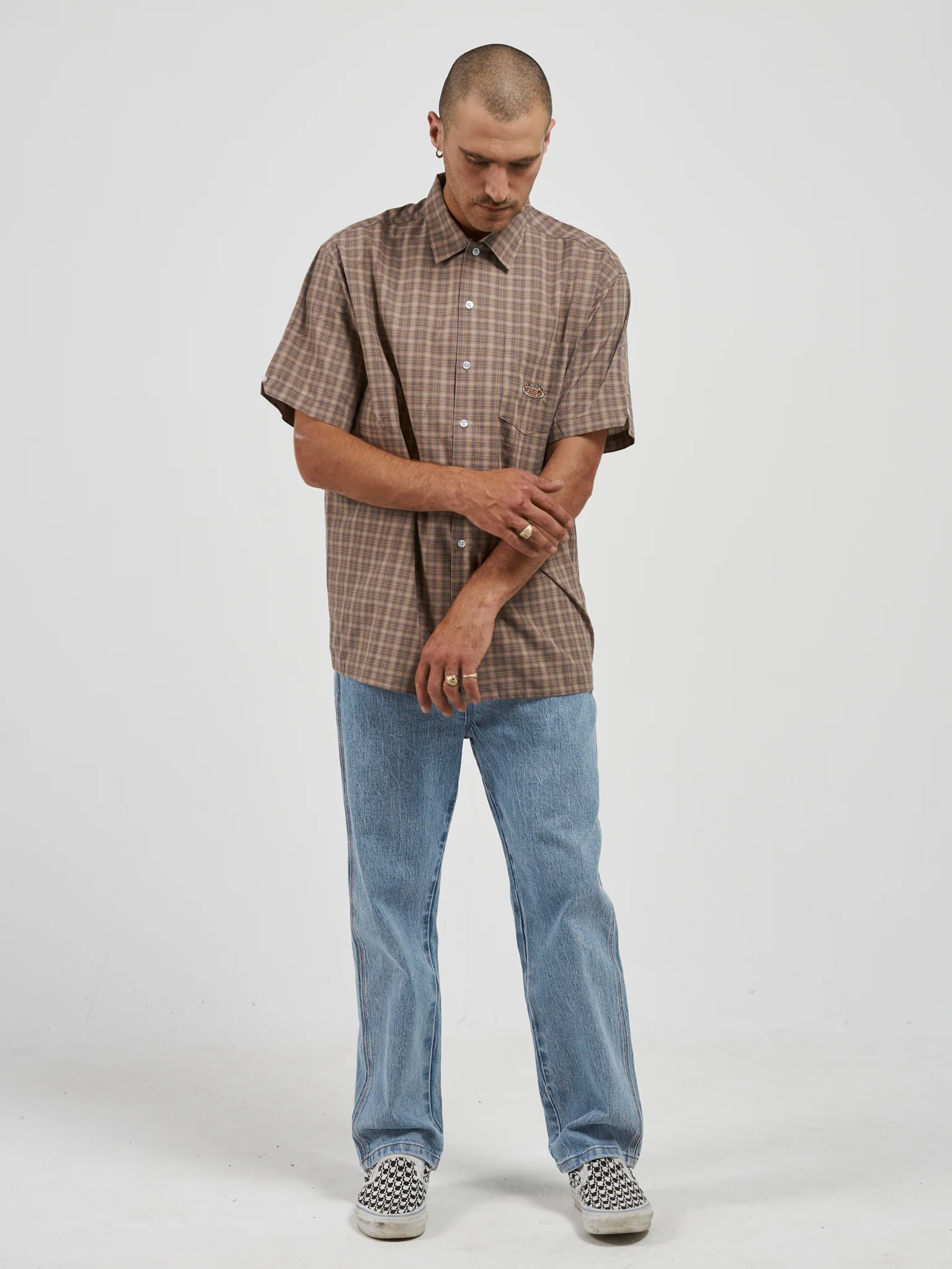 Badger Short Sleeve Shirt - Rain Drum - Image 3