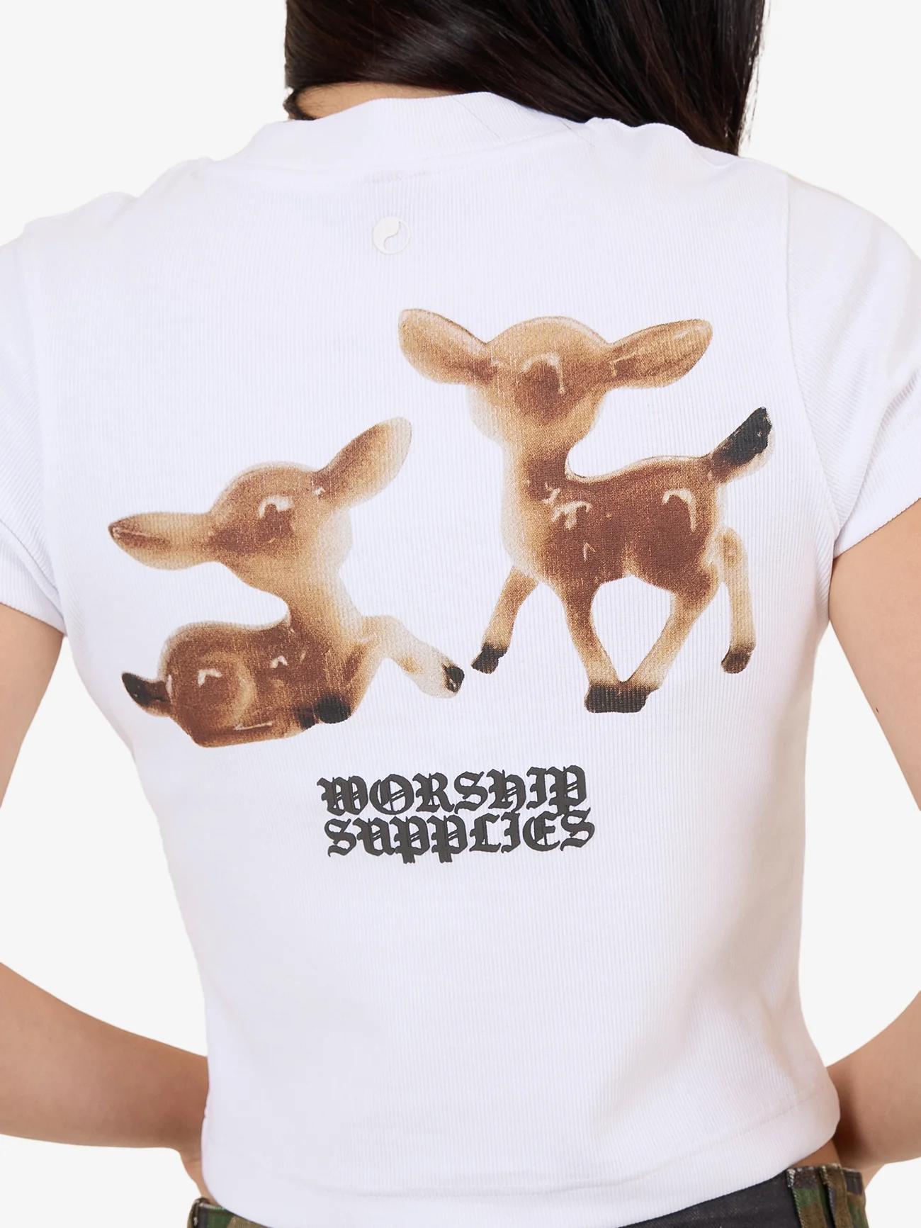 Bambino Teeny Tee - White - Image 2