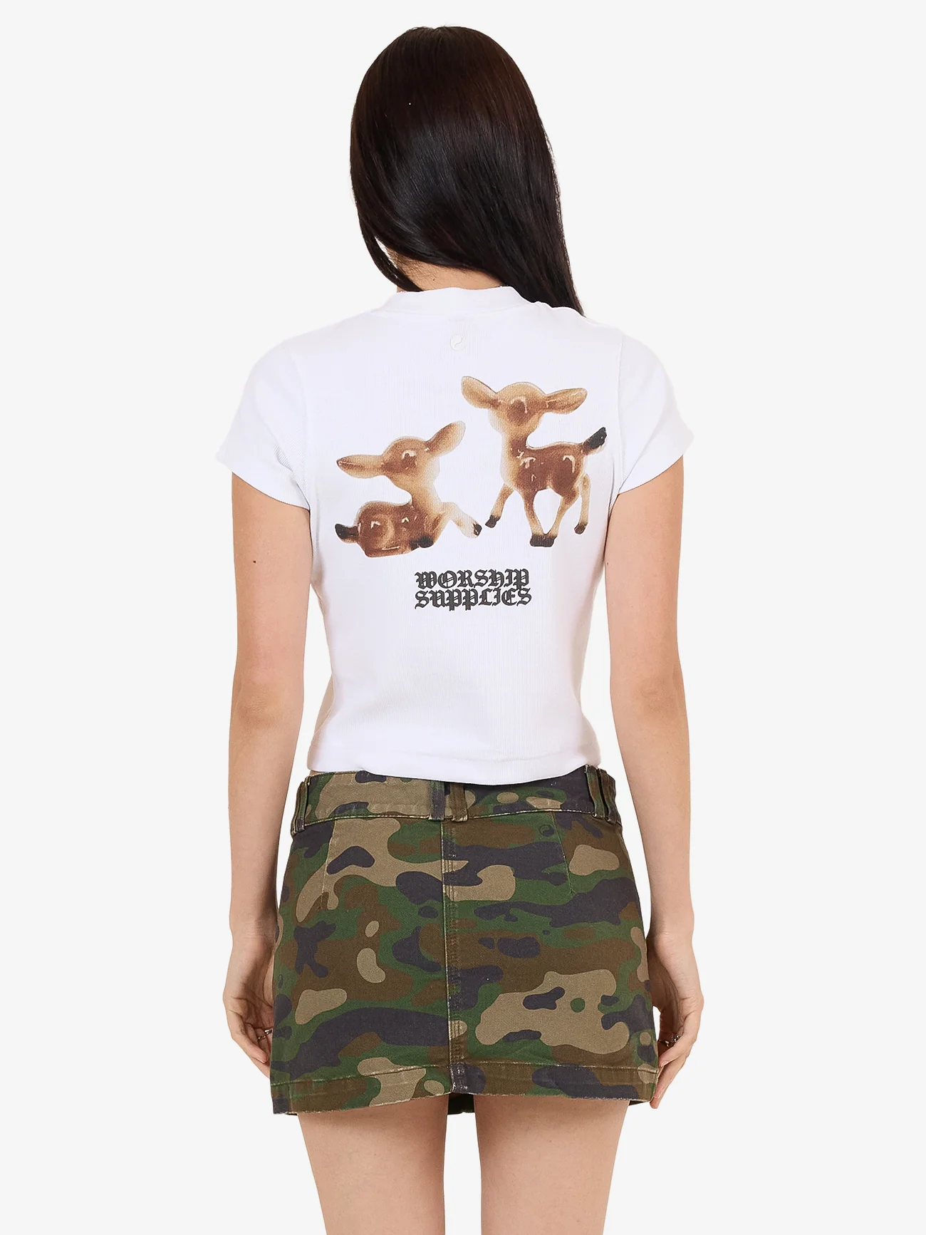Bambino Teeny Tee - White - Image 5