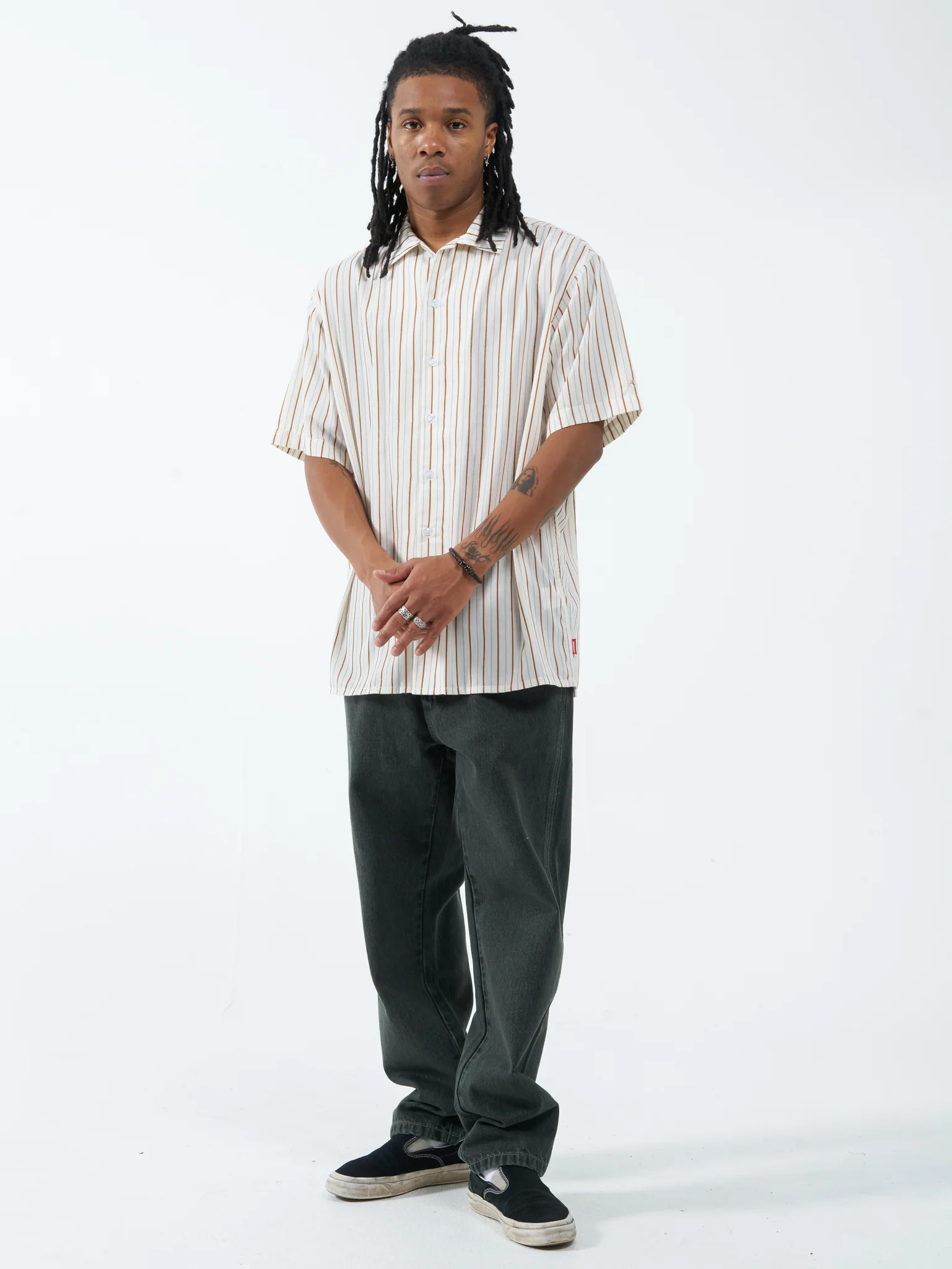 Bare Stripe Shirt - White Cap - Image 5
