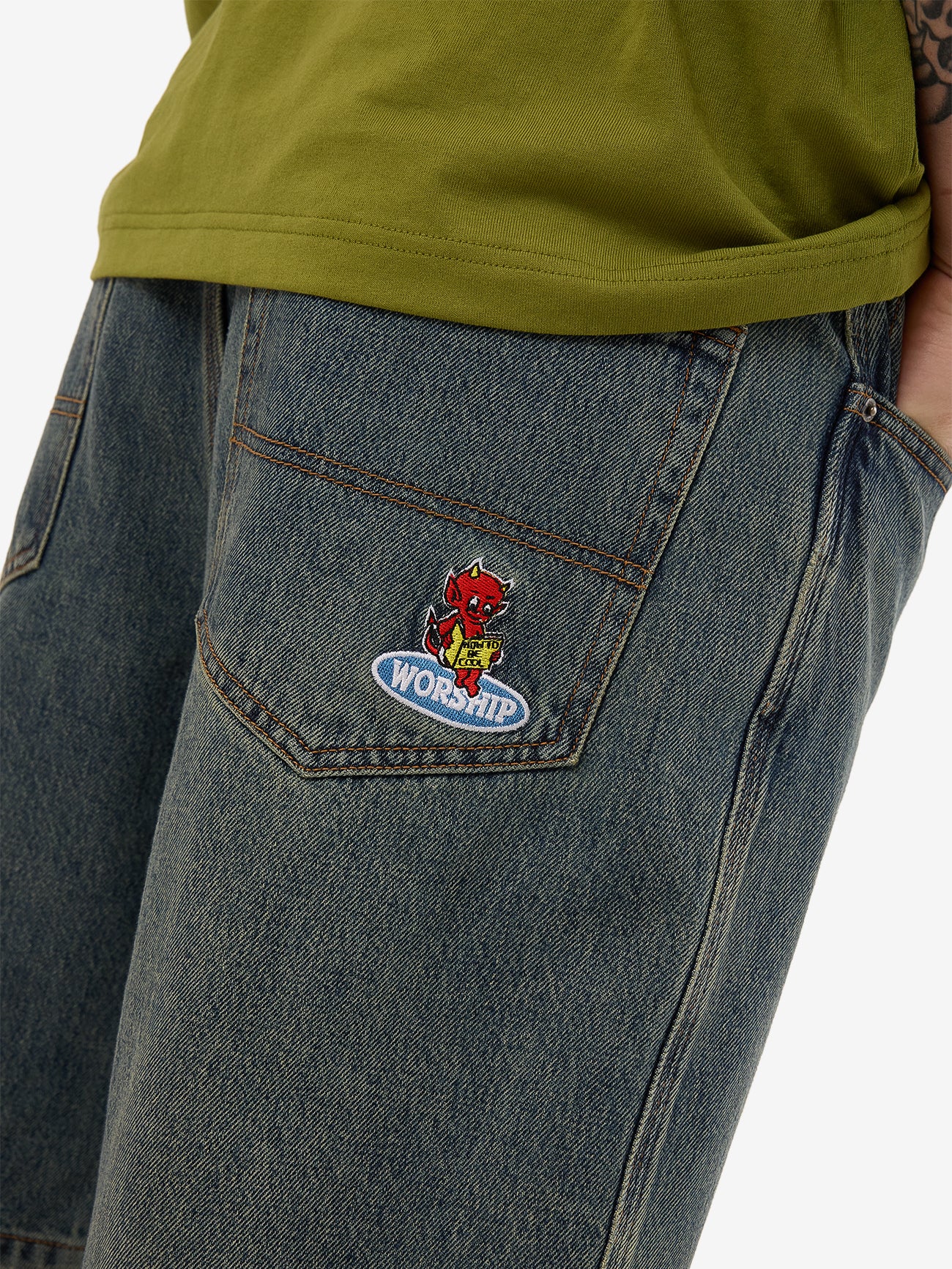 Be Cool Big Dawg Jean Short - Blue Haze - Image 8