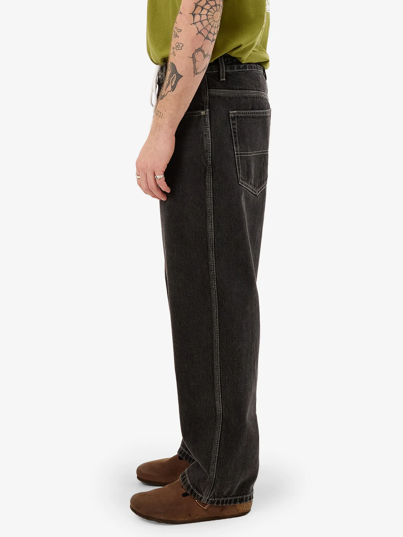 Be Cool Big Lounger Jean - Black Rinse - Image 3