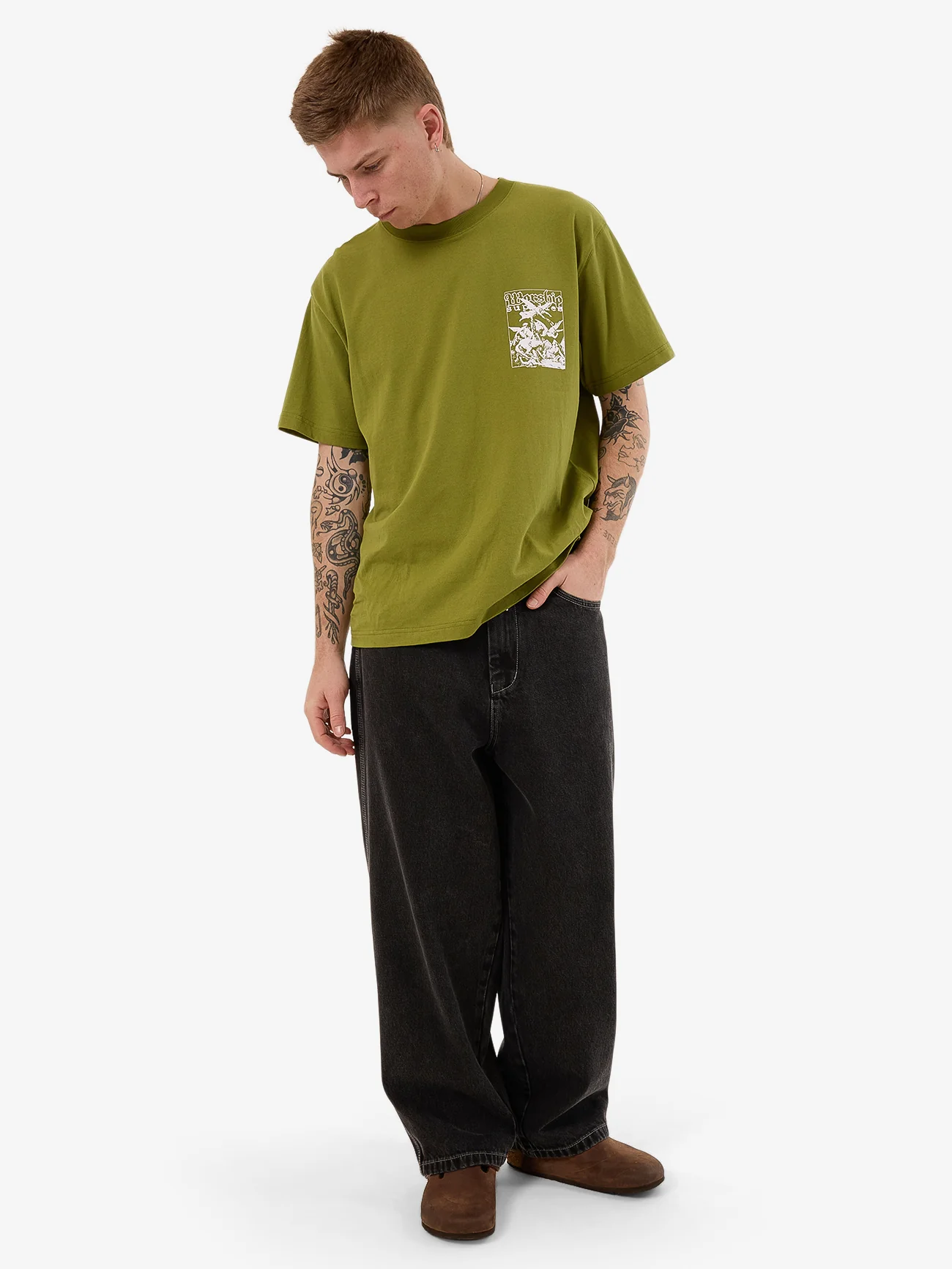 Be Cool Big Lounger Jean - Black Rinse - Image 4