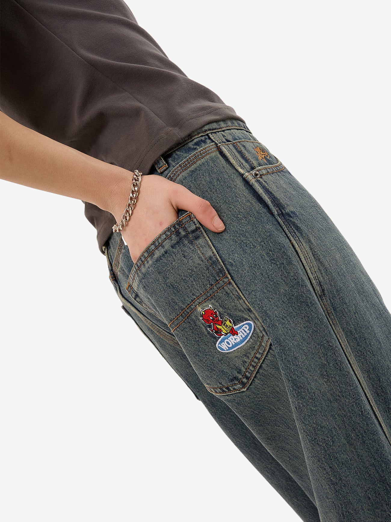 Be Cool Sloucher Jean - Blue Haze - Image 7