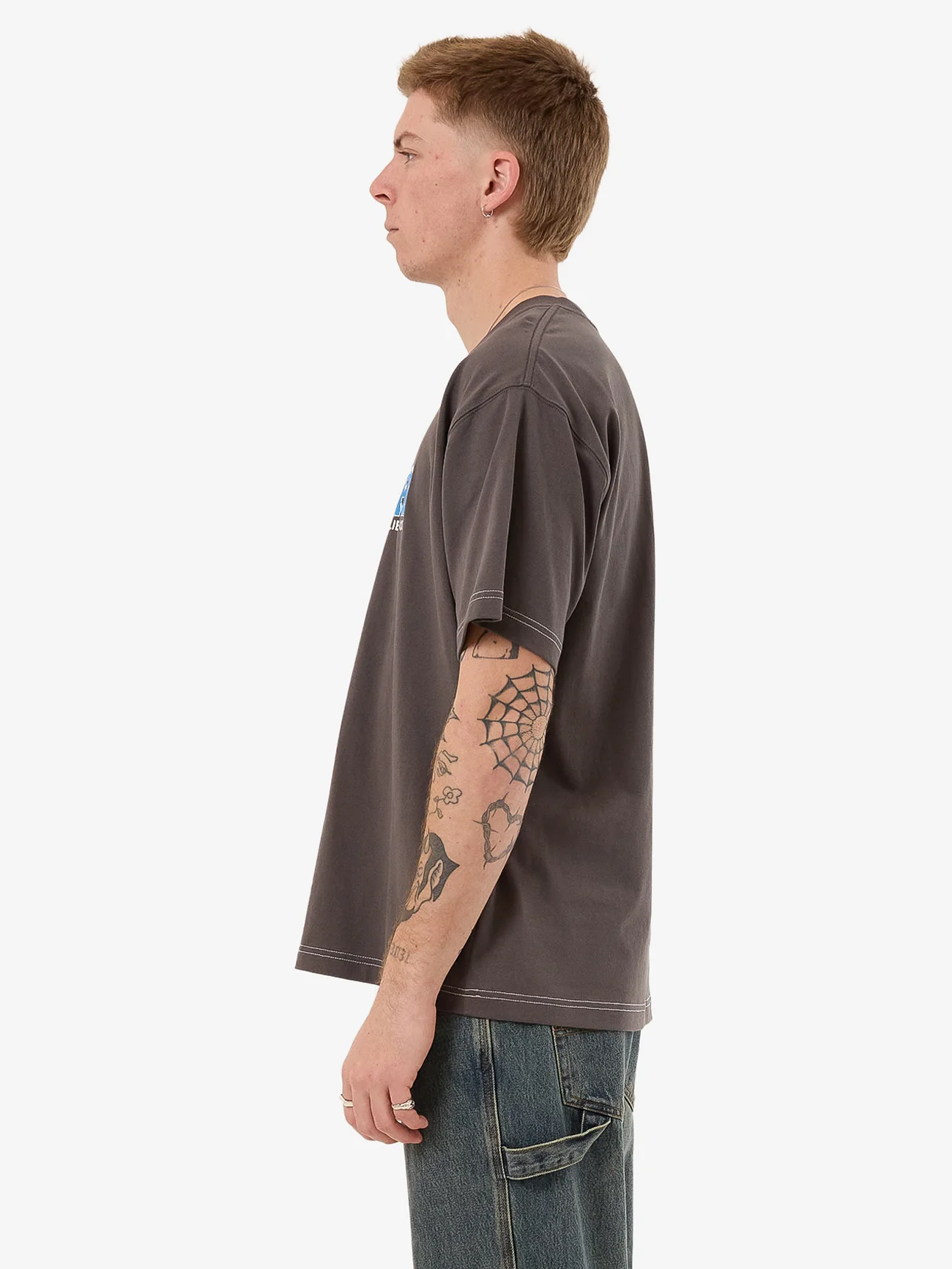 Be Cool Tee - Worn Black - Image 3