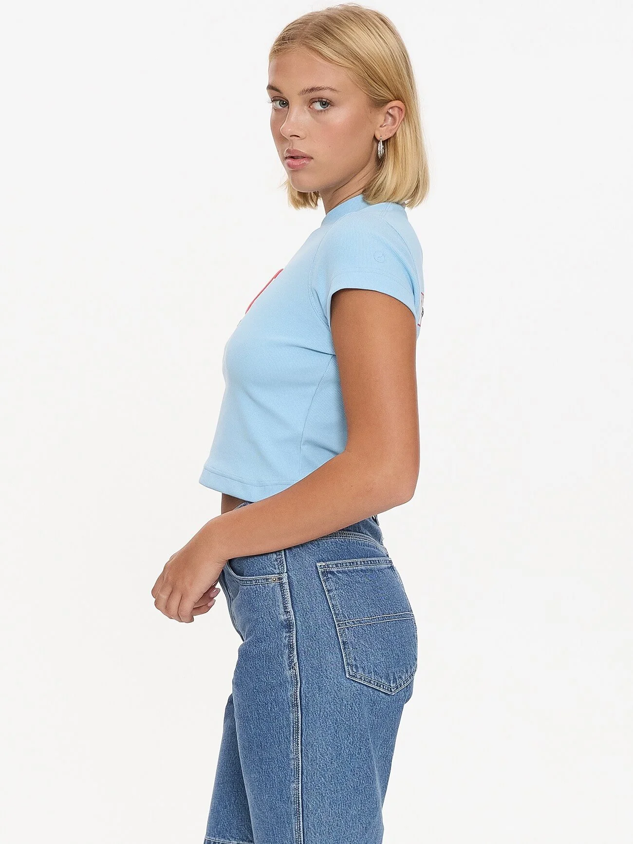 Belter Teeny Tee - Willow Blue - Image 3