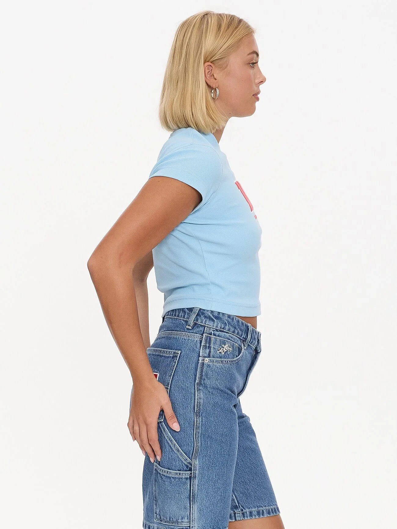 Belter Teeny Tee - Willow Blue - Image 5