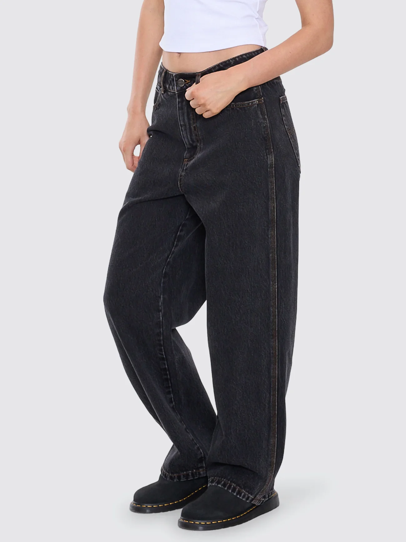 Big Baggy Jean - Black Rinse - Image 3