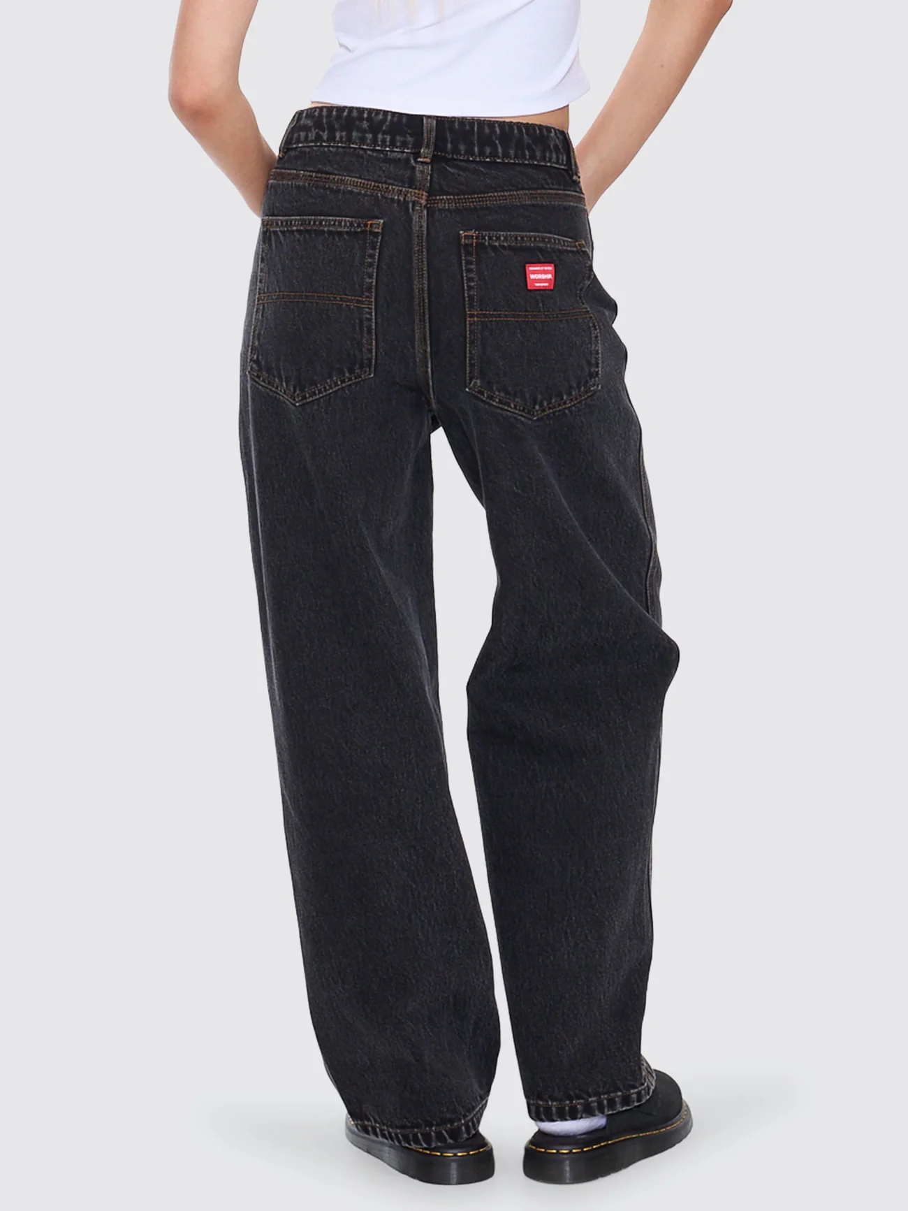 Big Baggy Jean - Black Rinse - Image 4