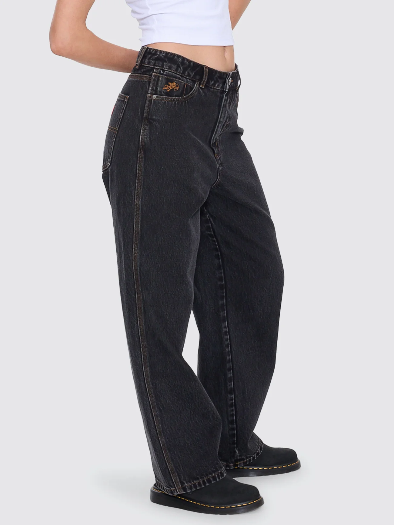 Big Baggy Jean - Black Rinse - Image 6