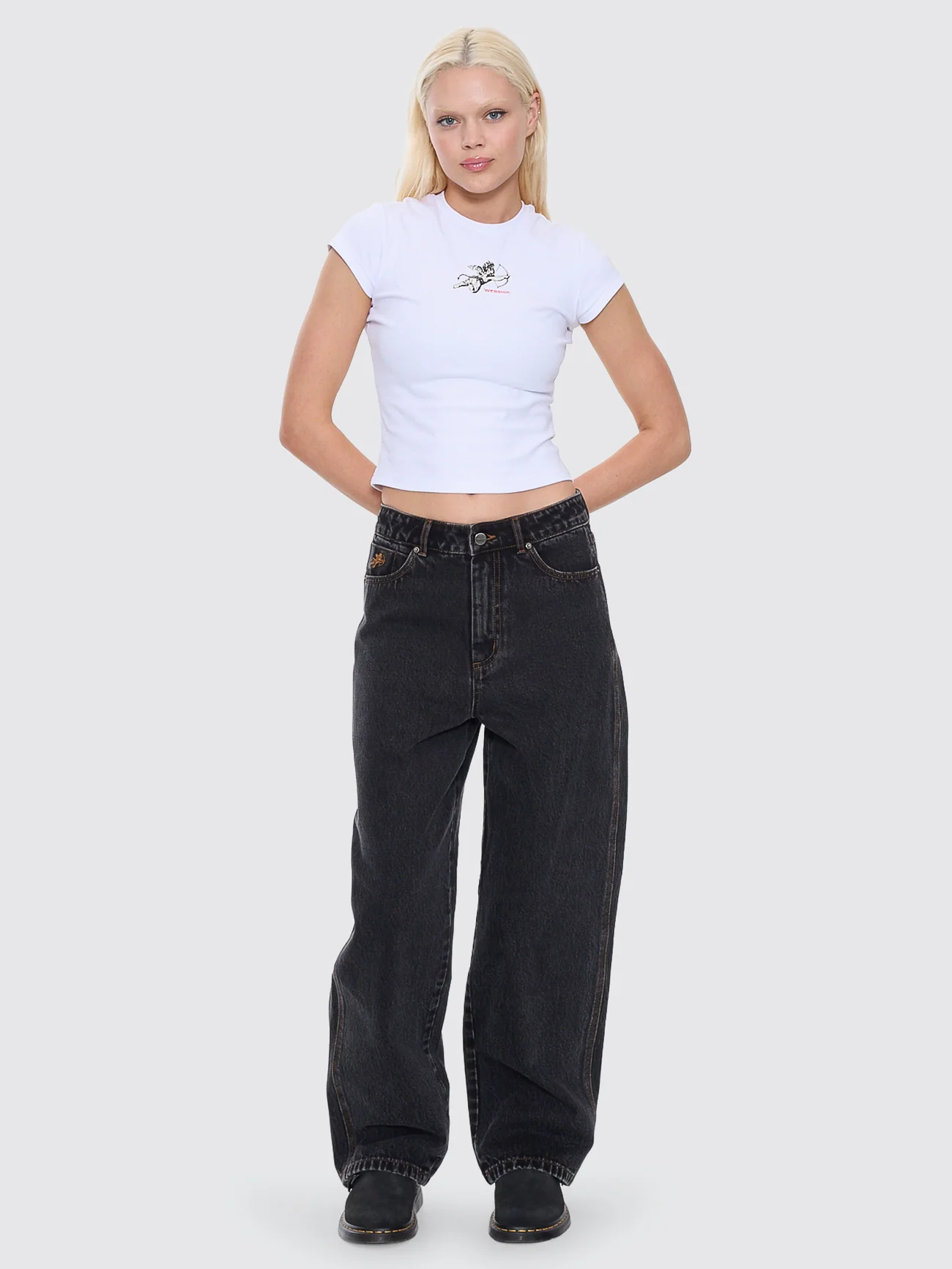 Big Baggy Jean - Black Rinse - Image 8