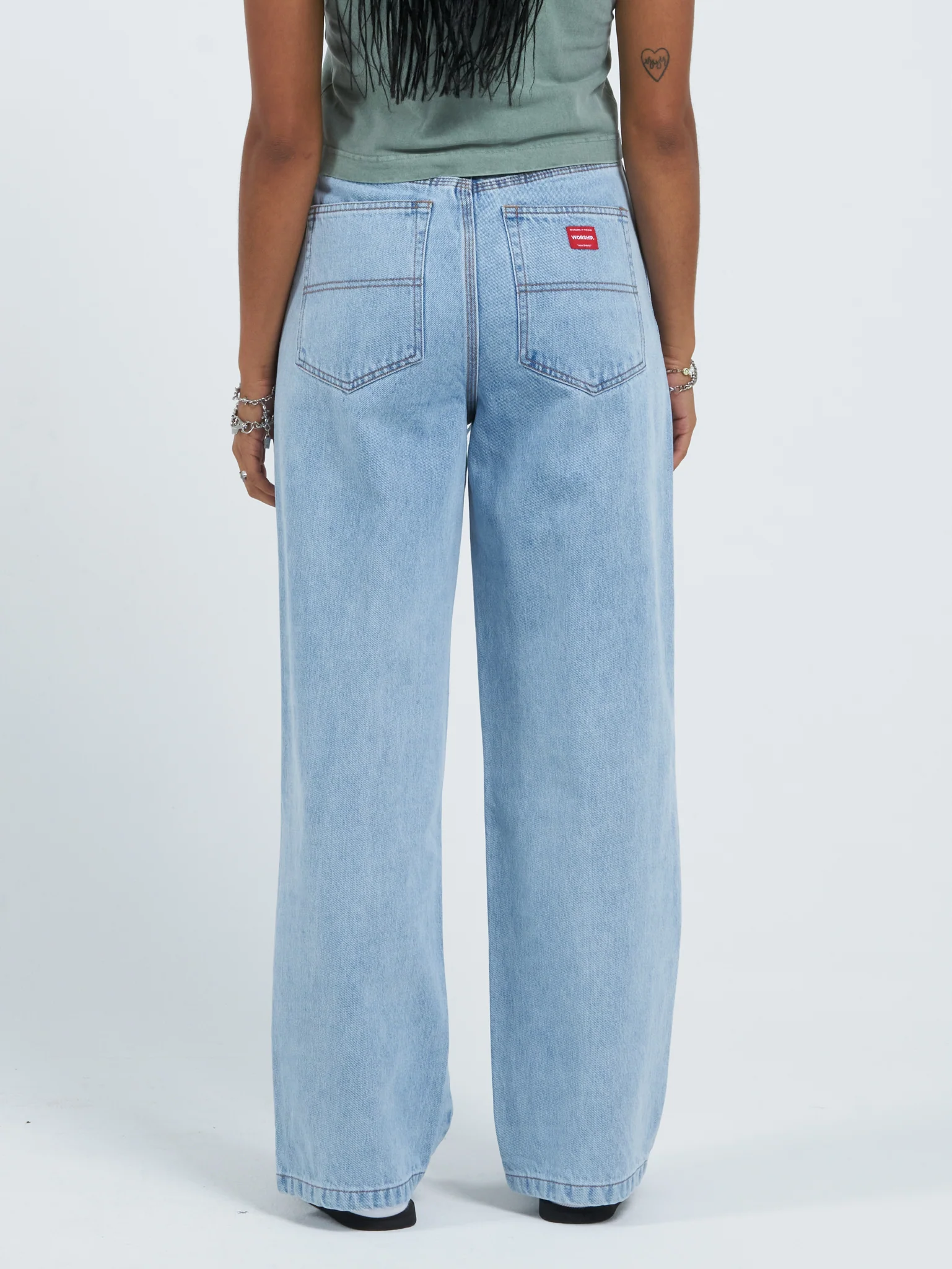 Big Baggy Jean - Worship Worn Blue - Image 2