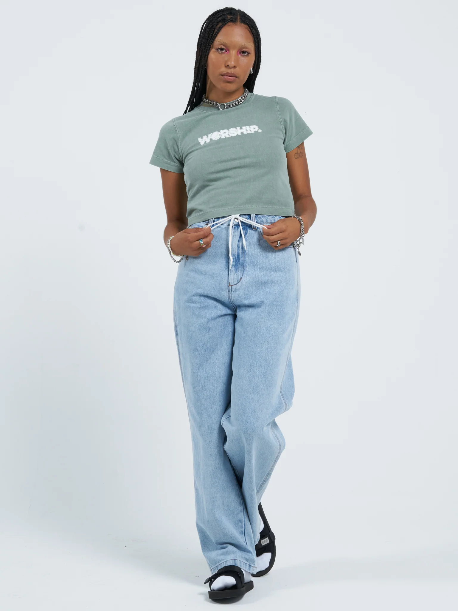 Big Baggy Jean - Worship Worn Blue - Image 6