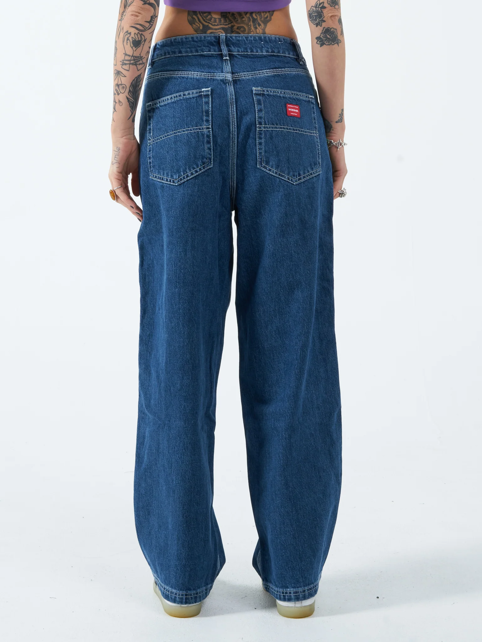 Big Baggy Trasher Jean - Worship Blues - Image 5