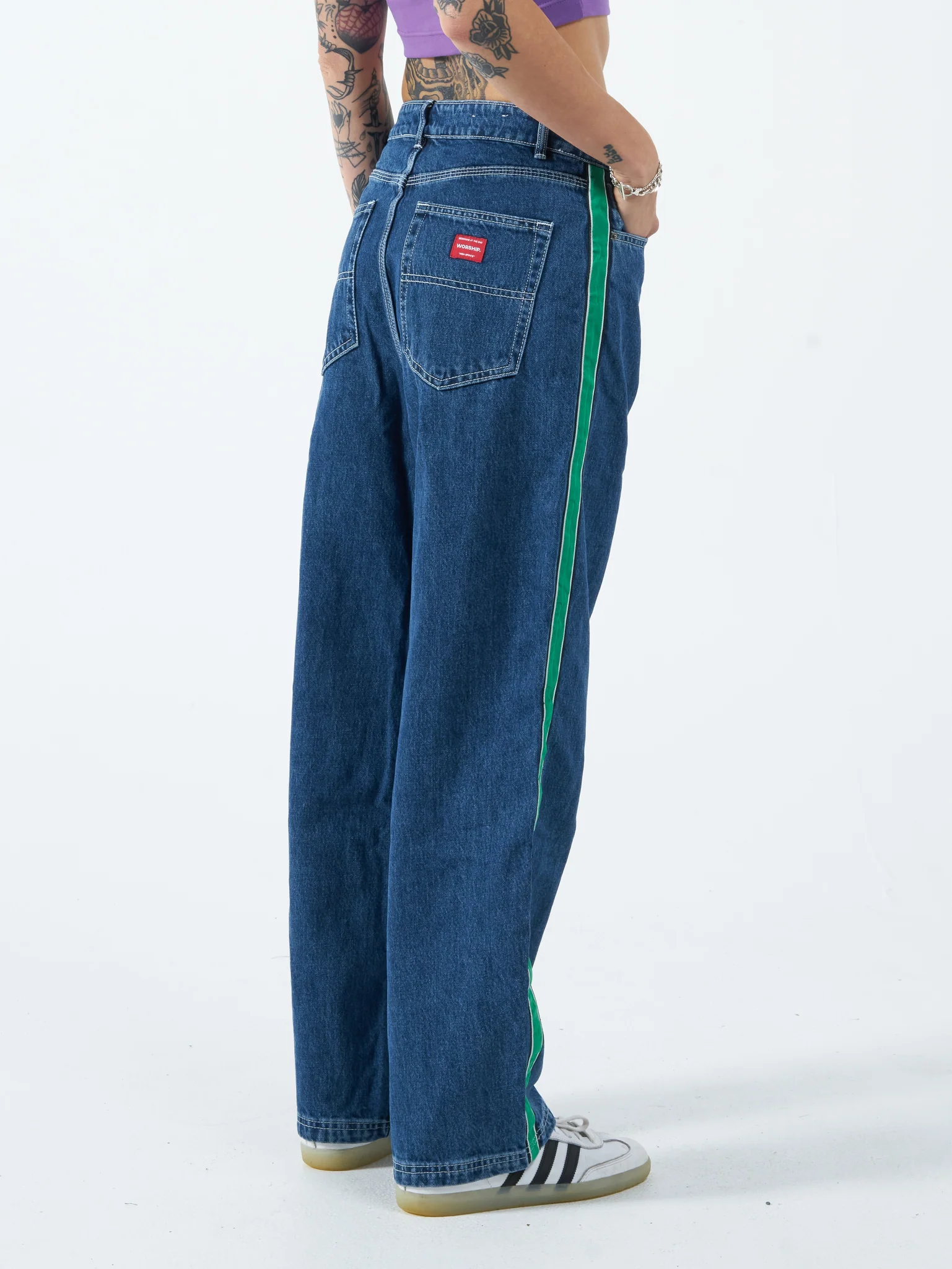 Big Baggy Trasher Jean - Worship Blues - Image 6