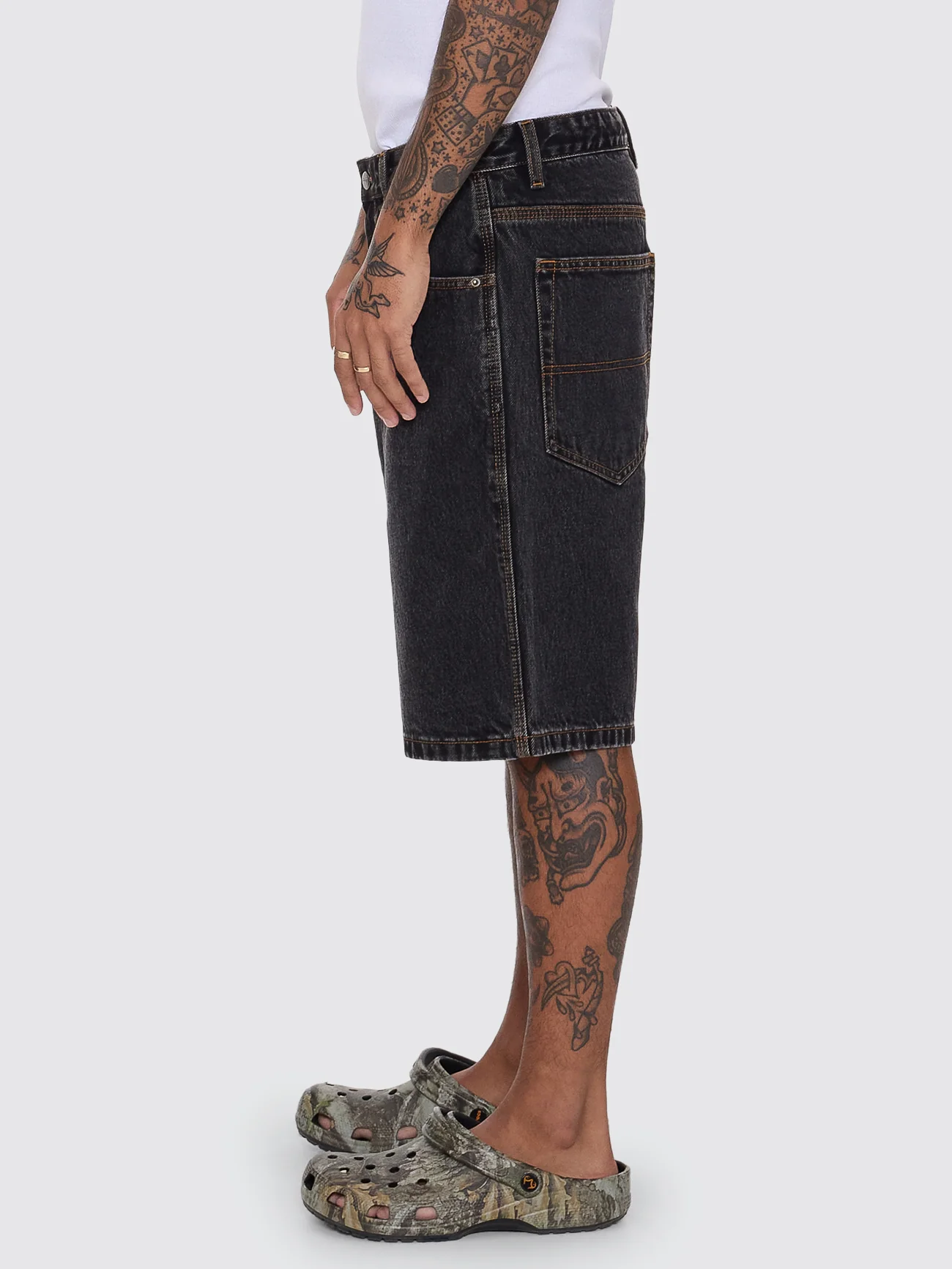 Big Dawg Jean Short - Black Rinse - Image 4