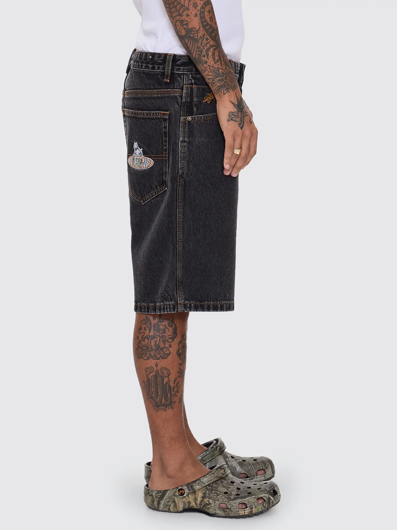 Big Dawg Jean Short - Black Rinse - Image 6