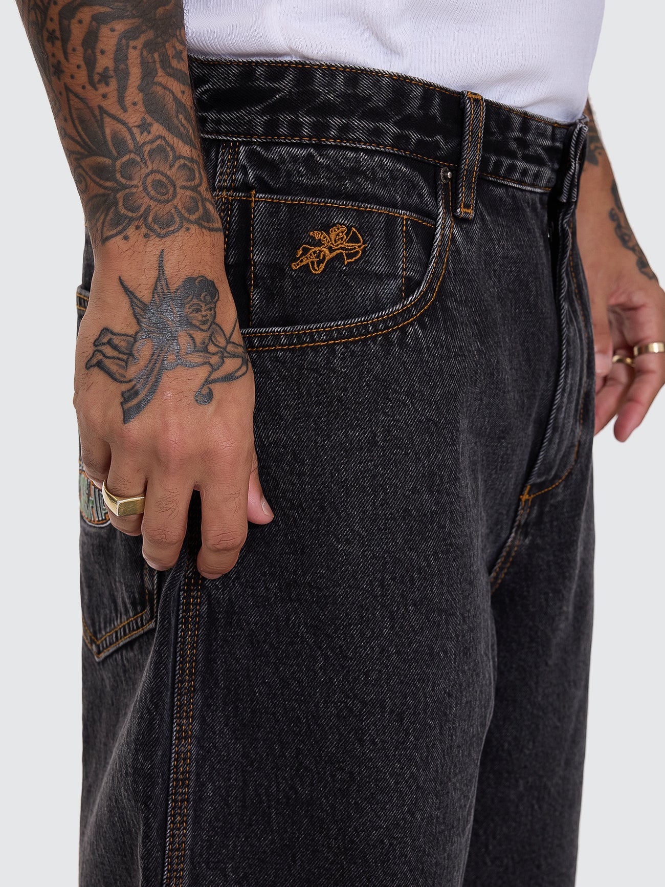 Big Dawg Jean Short - Black Rinse - Image 7
