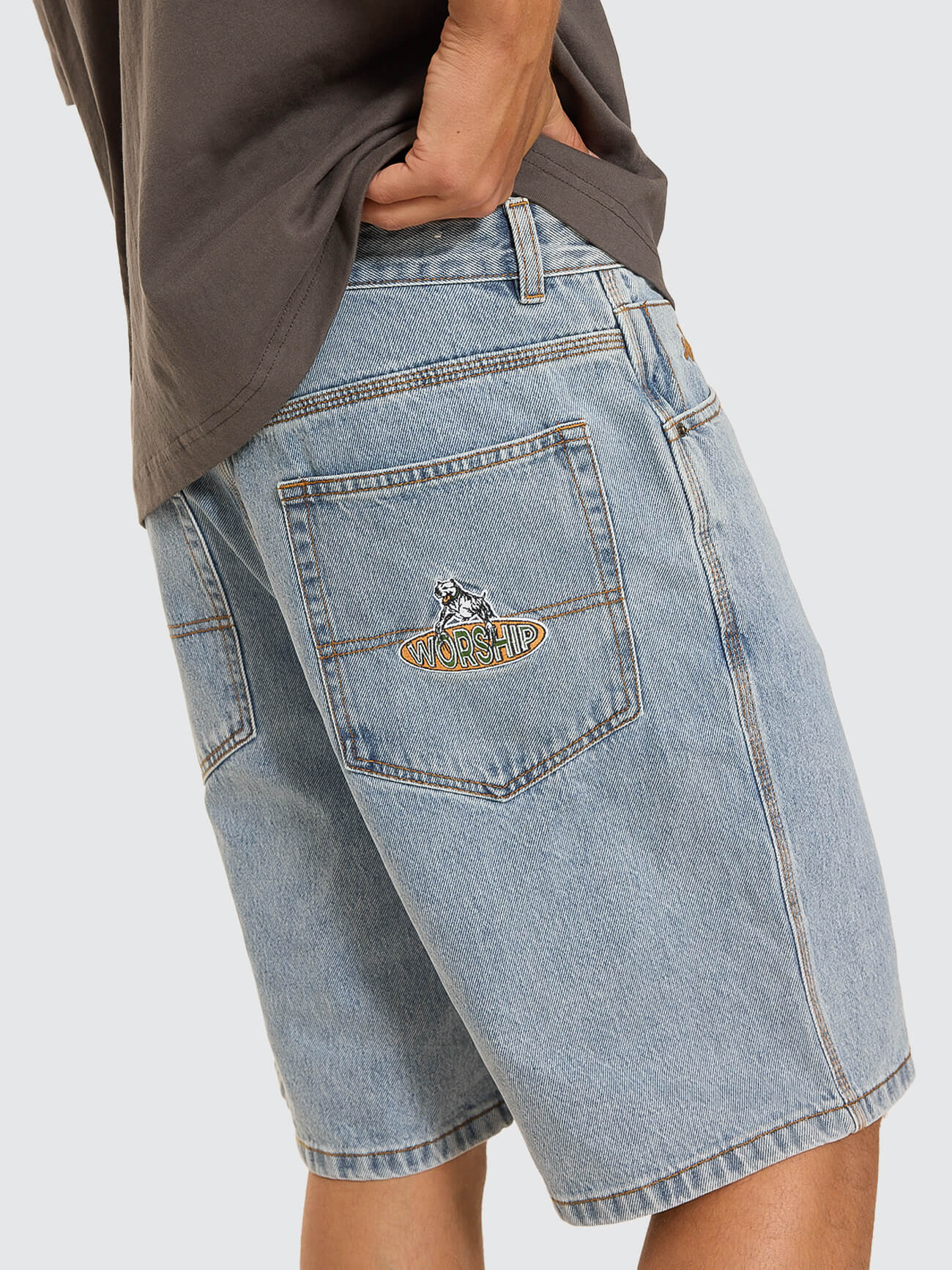 Big Dawg Jean Short - Raged Blue - Image 2