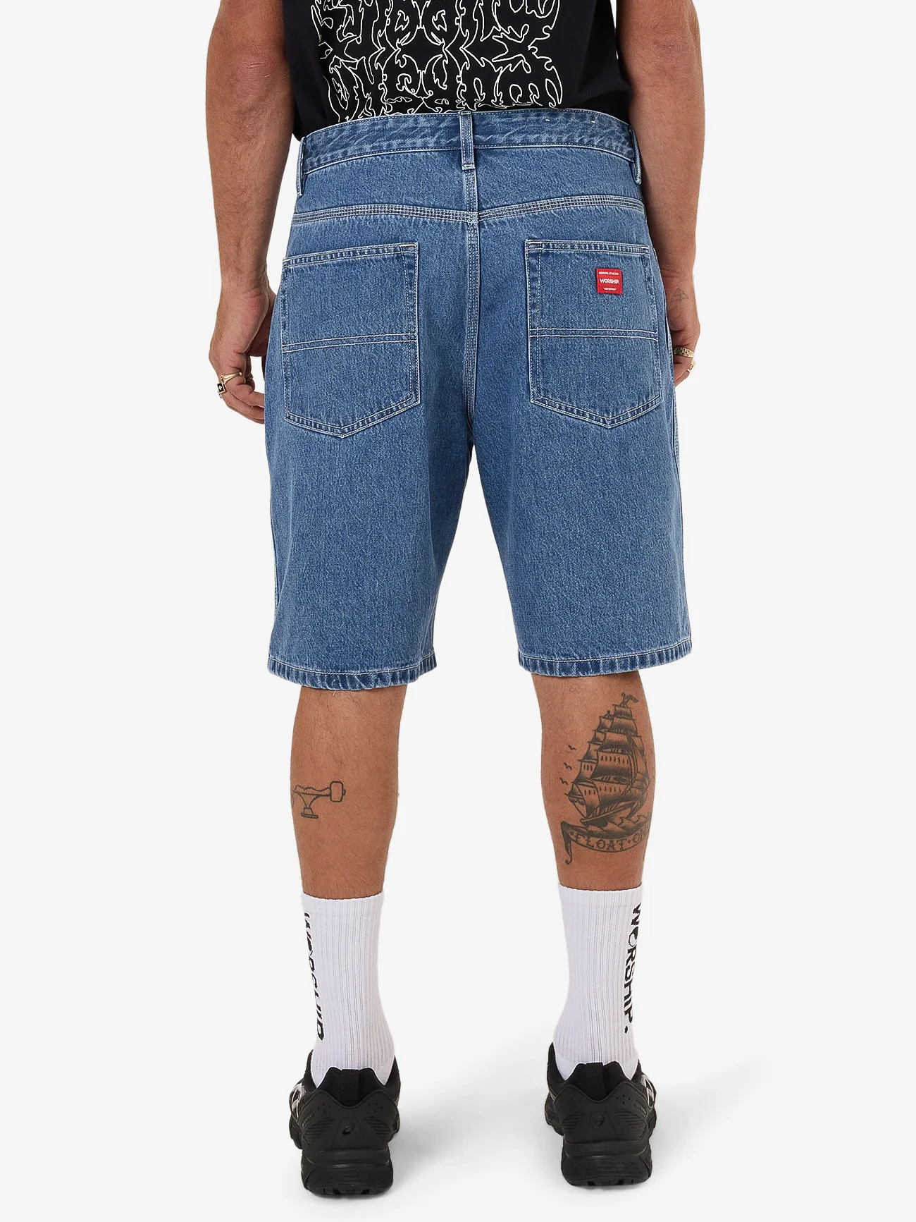 Big Dawg Jean Short - Sky High Blue - Image 4
